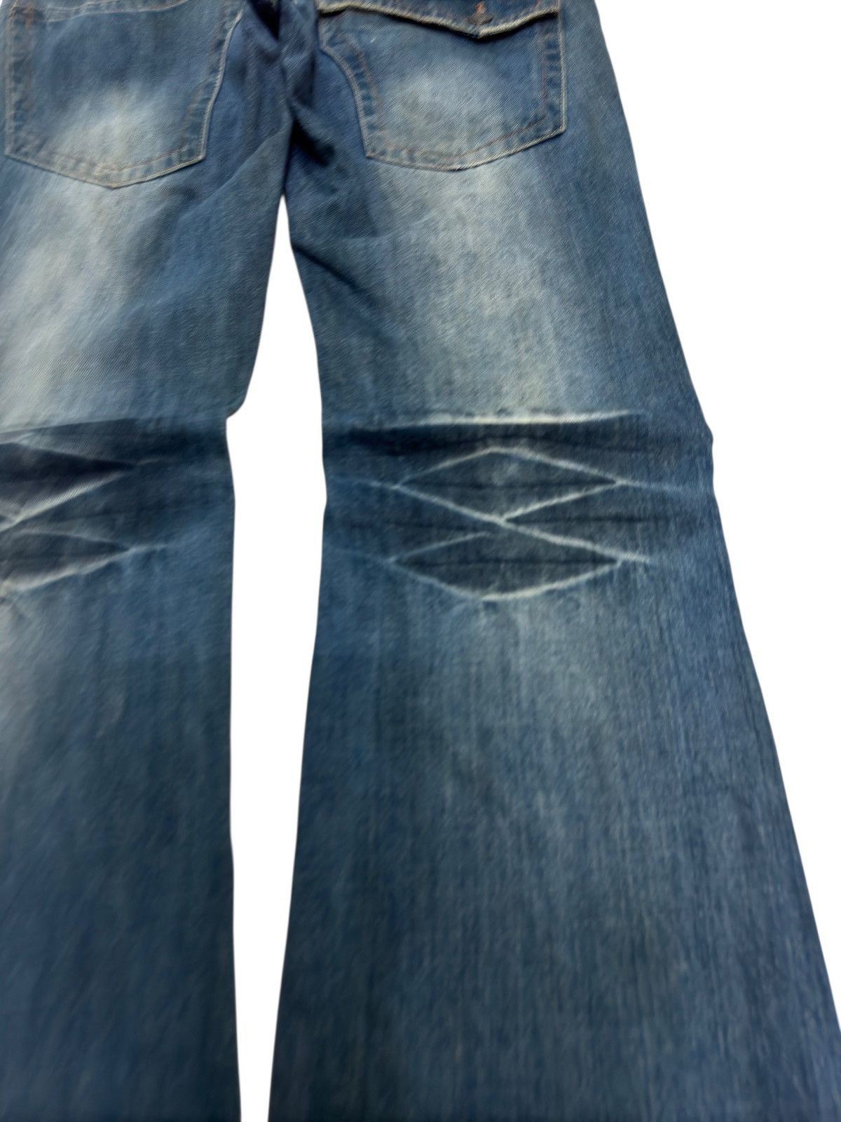 Hysteric Glamour FLARE ROOT THREE CLAW MARK DISTRESSED DOUBLE POCKET DENIM Size US 32 / EU 48 - 13 Thumbnail