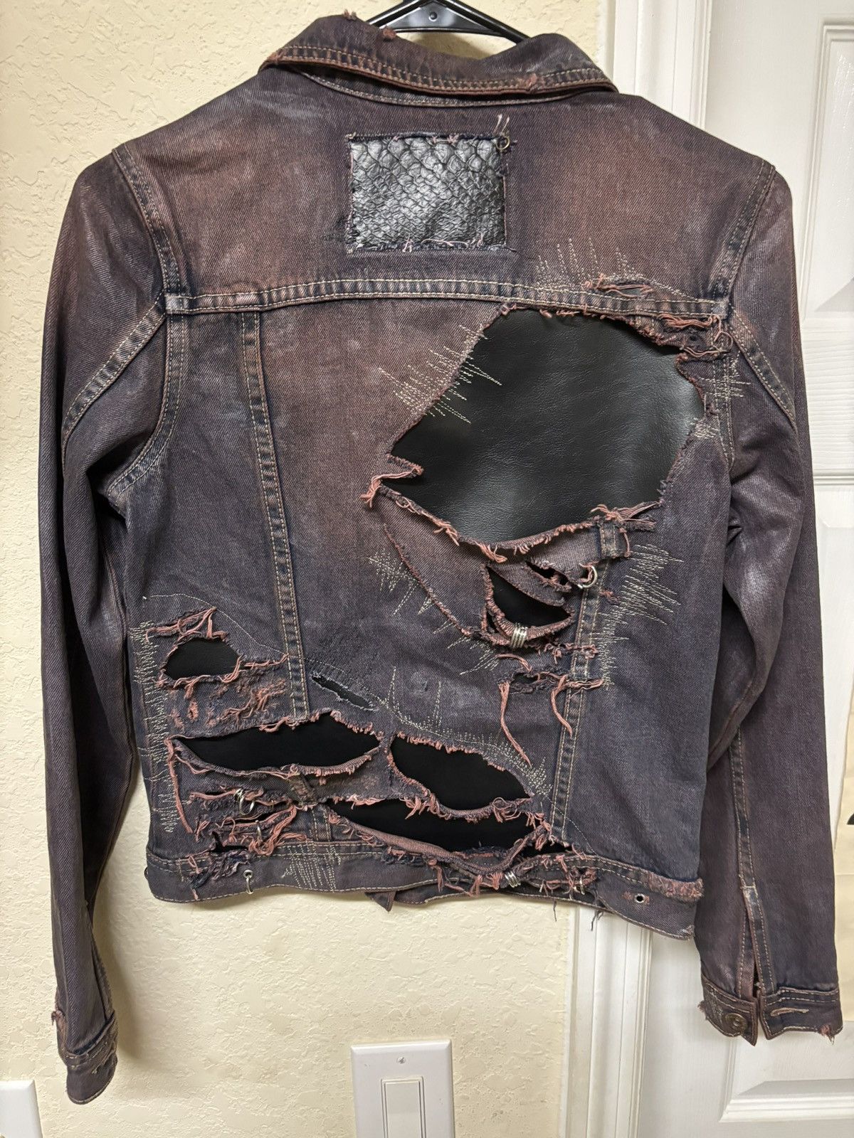 Army Of Me × Vintage Doll Waxed Denim Jacket Size US S / EU 44-46 / 1 - 10 Thumbnail
