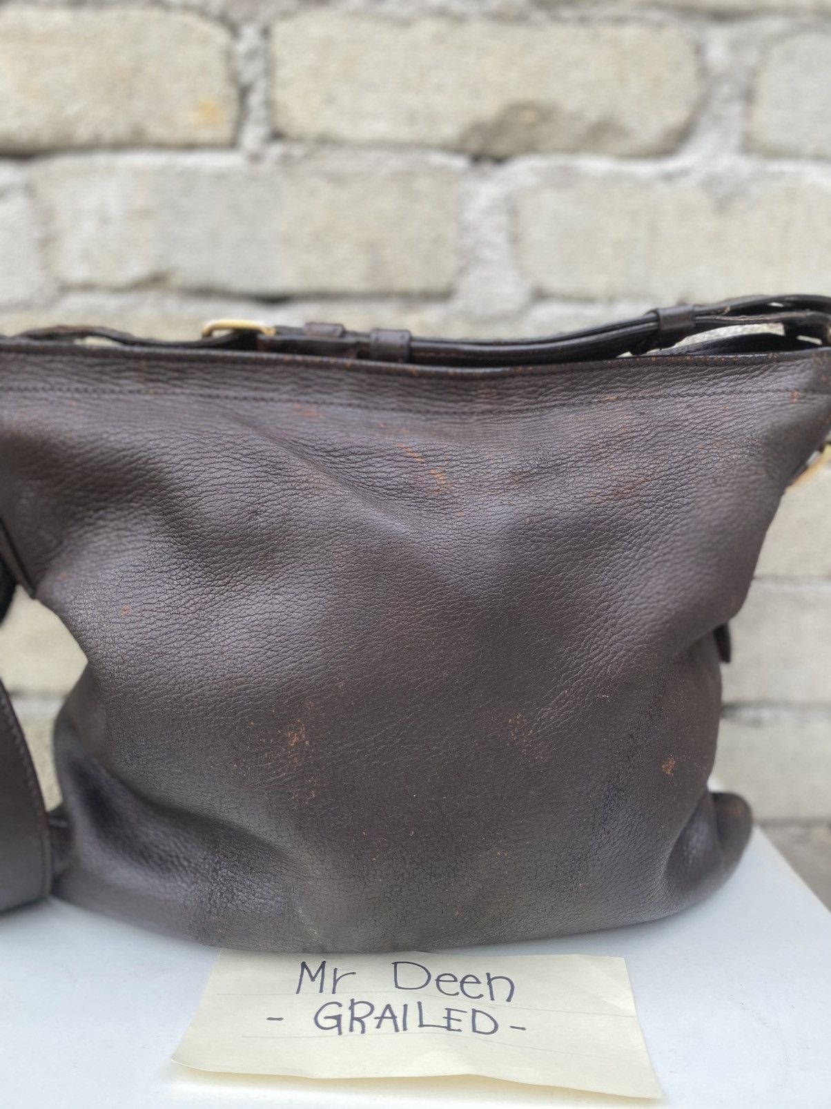 Prada Rare PRADA Leather Cross Body Bag Size ONE SIZE - 9 Thumbnail
