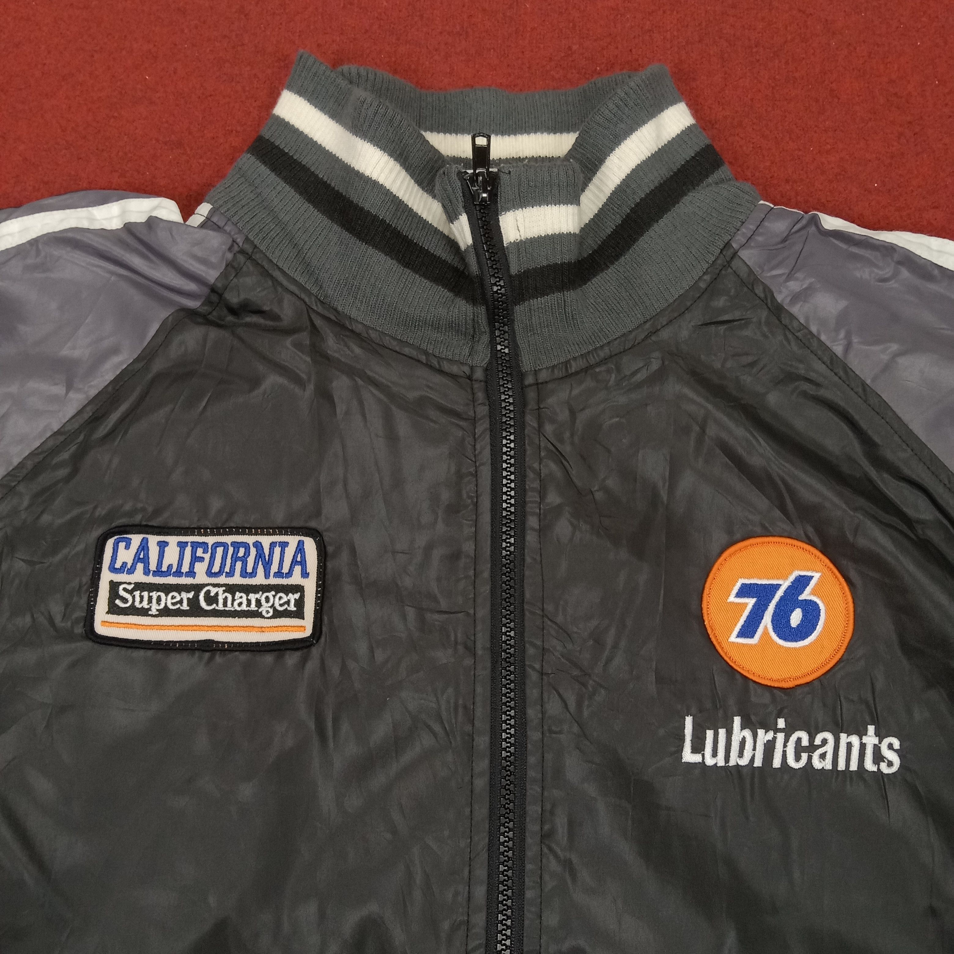 Vintage 76 Lubricants Motorcycle Biker Style Sweater Jacket Size US L / EU 52-54 / 3 - 2 Thumbnail