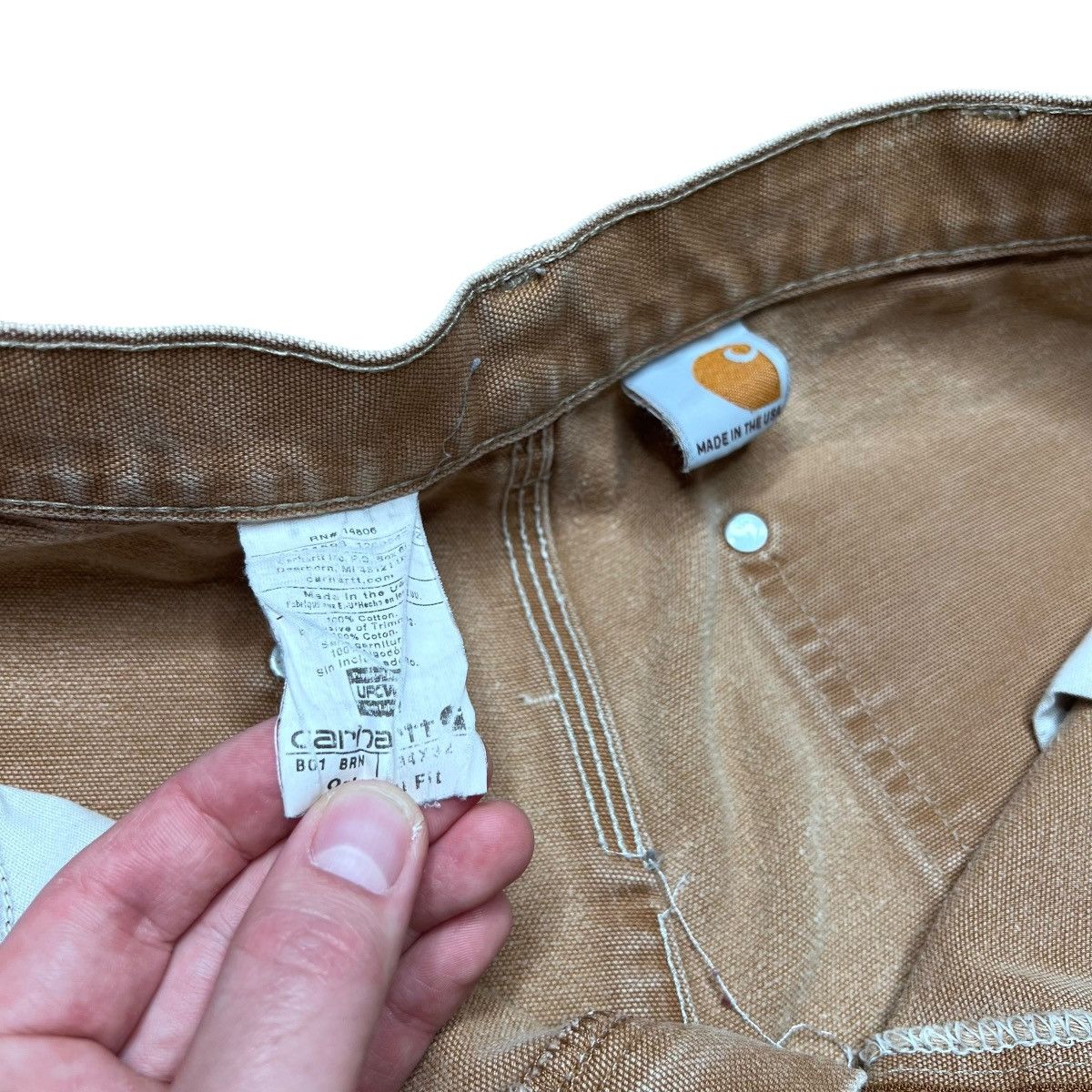 Carhartt Carhartt B01 BRN Double Knee Brown Carpenter Painter Pants Size US 32 / EU 48 - 4 Thumbnail