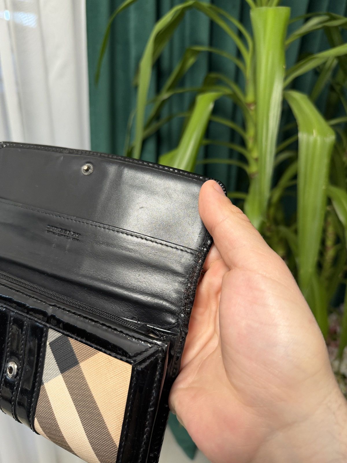 Burberry Vintage Burberry Clutch Wallet Plaid 90s Size ONE SIZE - 8 Thumbnail