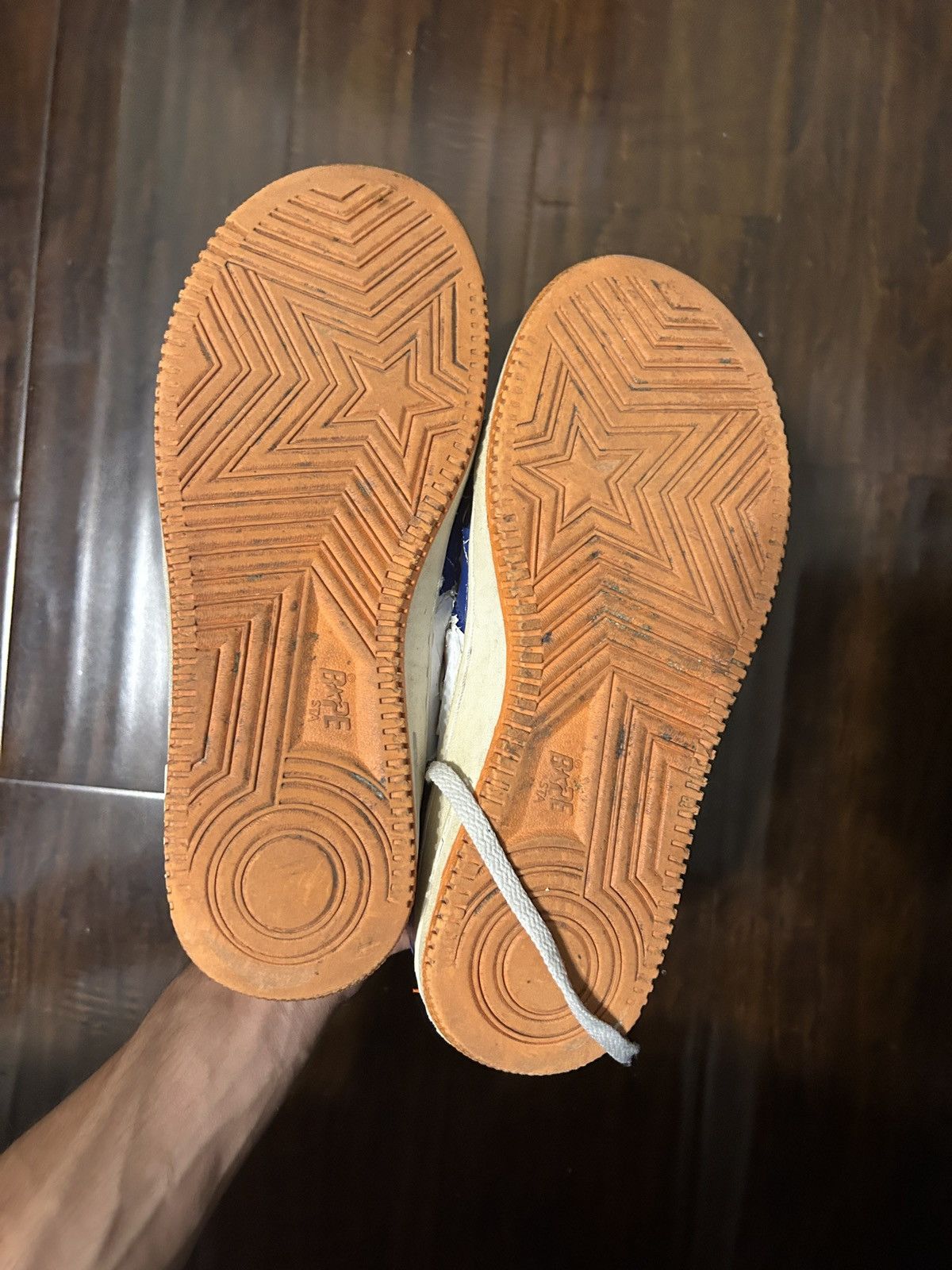 Bape ORANGE AND BLUE BEATER BAPES Size US 8.5 / EU 41-42 - 6 Thumbnail