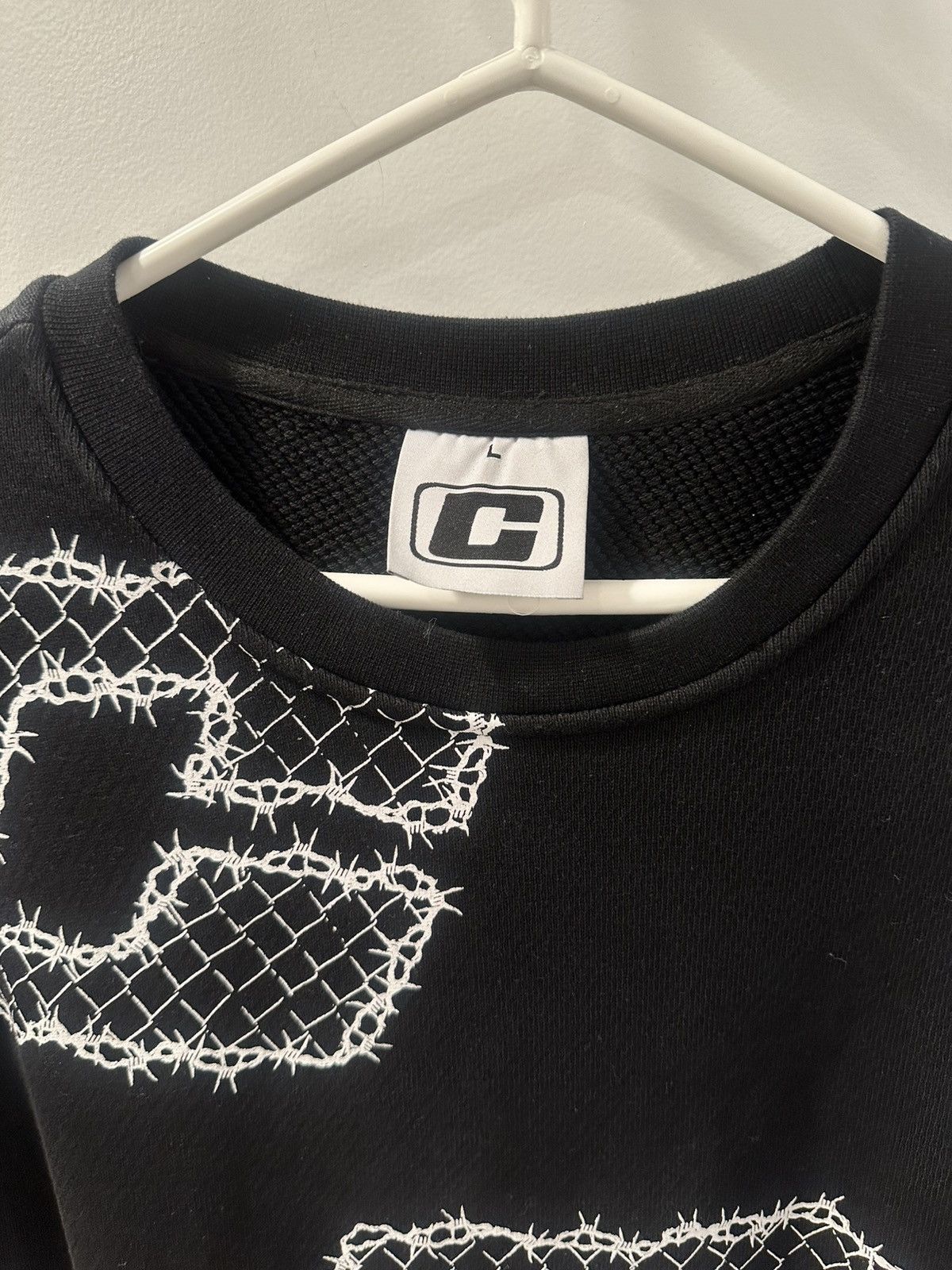 Other CUTTHROAT Barbed Wire Crewneck Sweatshirt Black Size US L / EU 52-54 / 3 - 2 Thumbnail