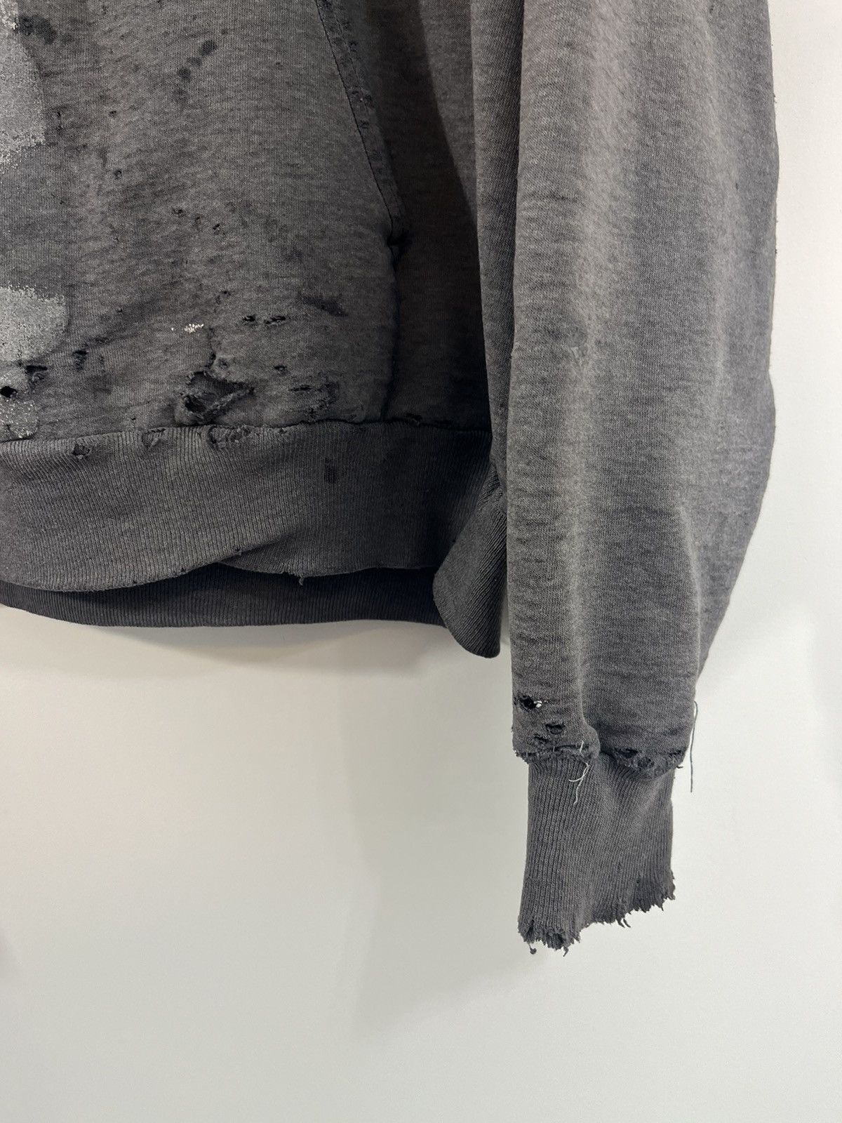 Harley Davidson Thrashed Harley Davidson Patched Custom Distressed Hoodie Size US XL / EU 56 / 4 - 7 Thumbnail