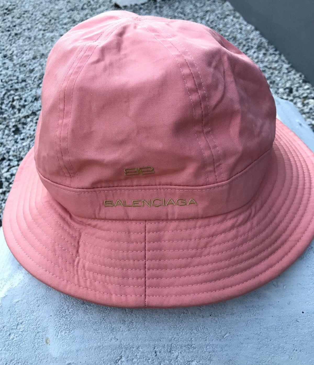 Balenciaga Vintage BALENCIAGA pink hat size L Size 26 - 1 Thumbnail