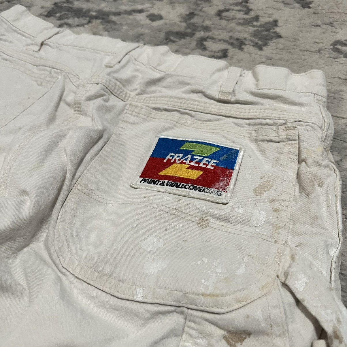 Dickies × Vintage Vintage White Carpenter Paint Splatter Dickies Size US 32 / EU 48 - 4 Thumbnail