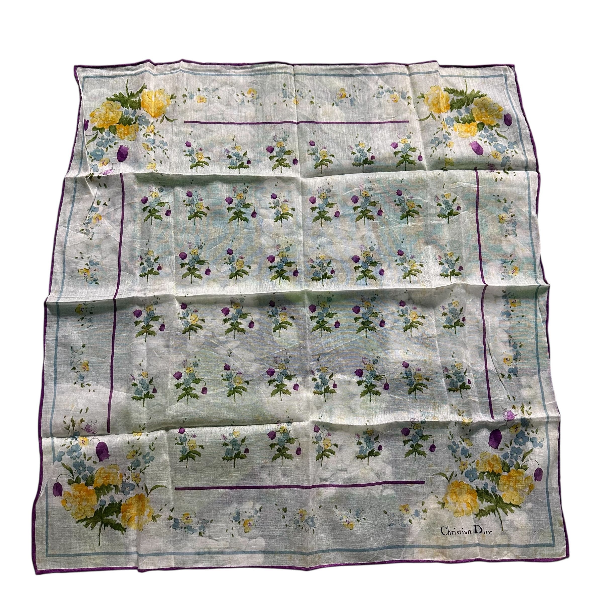 Christian Dior Monsieur × Vintage 🔥RARE🔥Christian Dior Neckerchief Handkerchief Size ONE SIZE - 2 Thumbnail