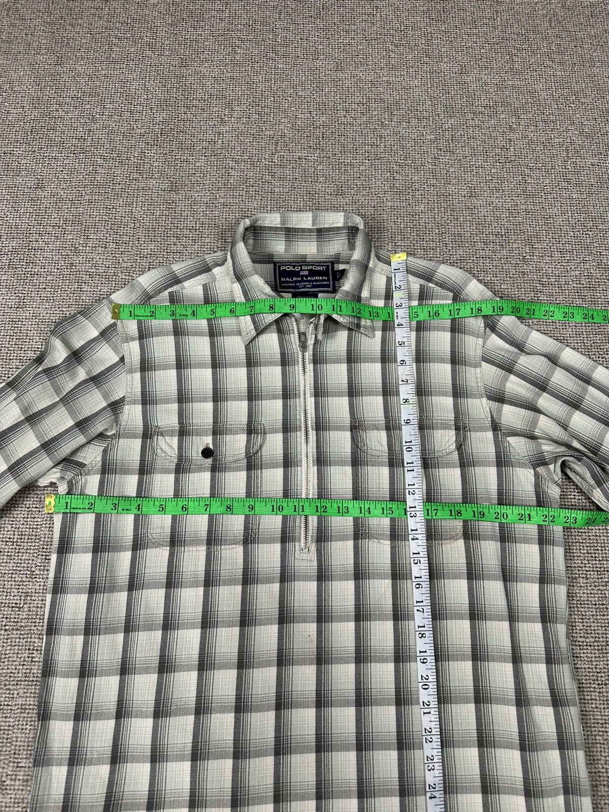 Polo Ralph Lauren Vintage Polo Sport Ralph Lauren Half Zipper Z410 Size US L / EU 52-54 / 3 - 5 Thumbnail
