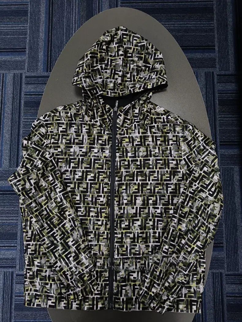 Fendi Fendi Two-Sided Embroidered Logo Jacket - Black Size US M / EU 48-50 / 2 - 1 Thumbnail