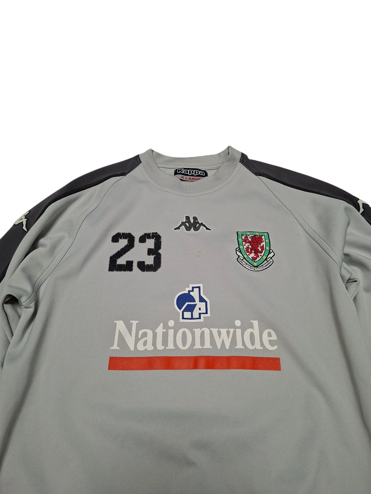 Kappa WALES KAPPA VINTAGE SOCCER TRAINING SWEATSHIRT Size US XL / EU 56 / 4 - 2 Thumbnail