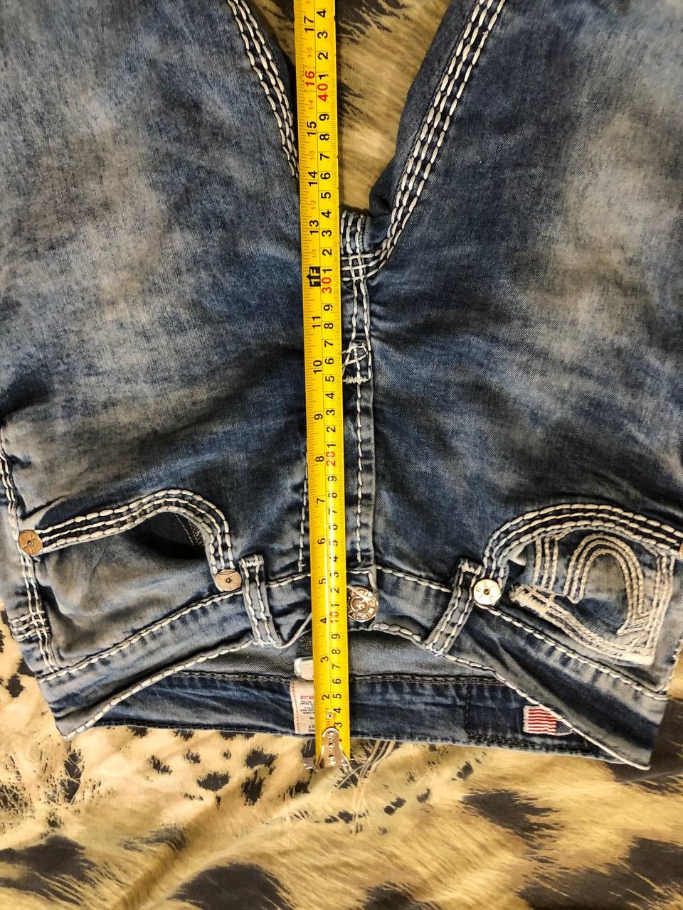 True Religion Vintage Y2k True Religion Big Logo Jeans Size 32" / US 10 / IT 46 - 17 Thumbnail