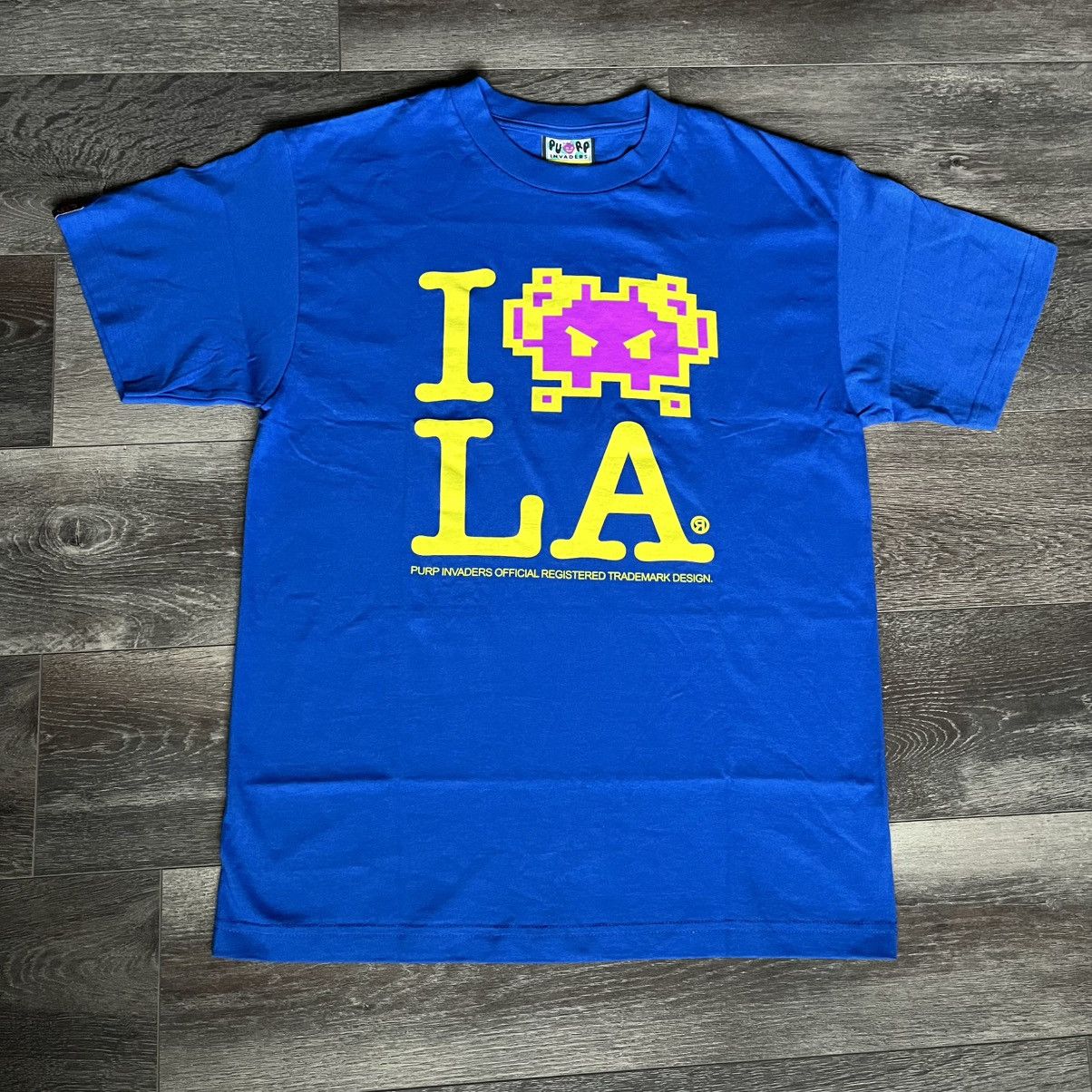 Japanese Brand Purp Invaders I Love LA Bape Style Smokeshop Graphic T Shirt Size US M / EU 48-50 / 2 - 2 Thumbnail