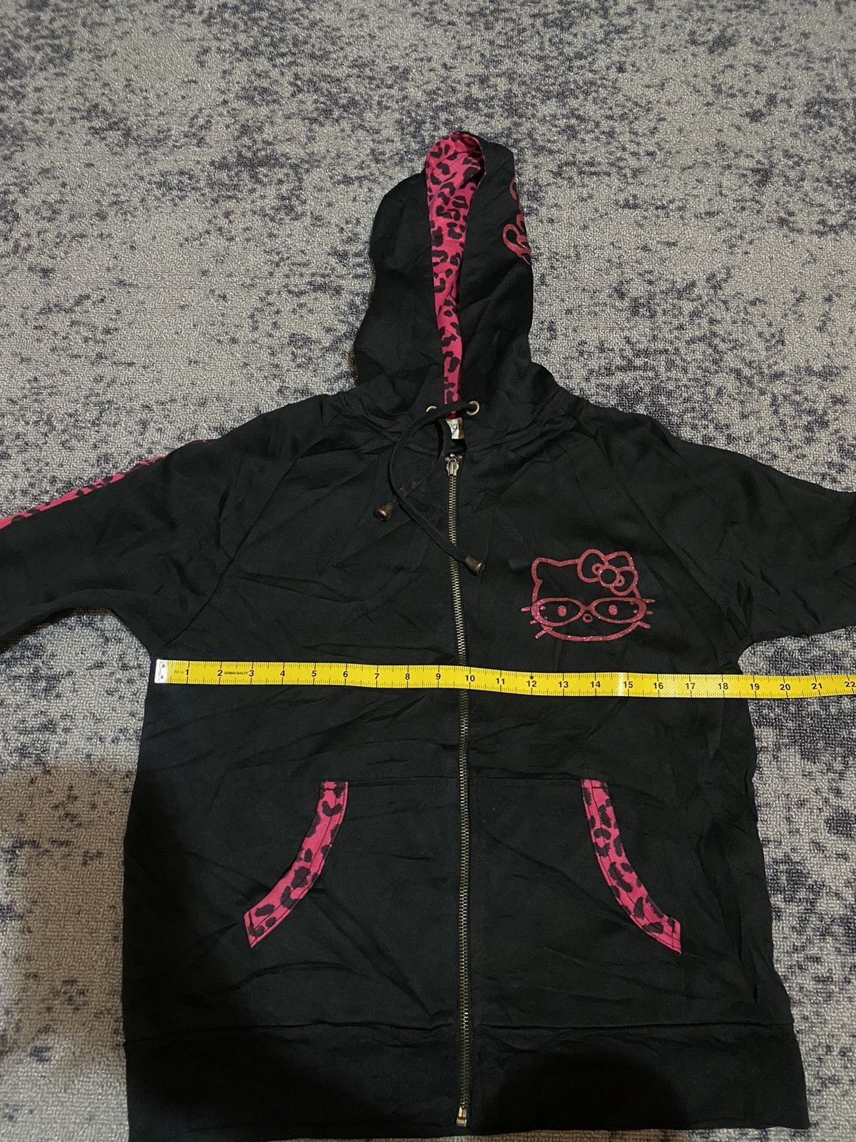Japanese Brand Y2k Hello Kitty leopard ifsixwasnine style zip hoodie Size S / US 4 / IT 40 - 12 Thumbnail