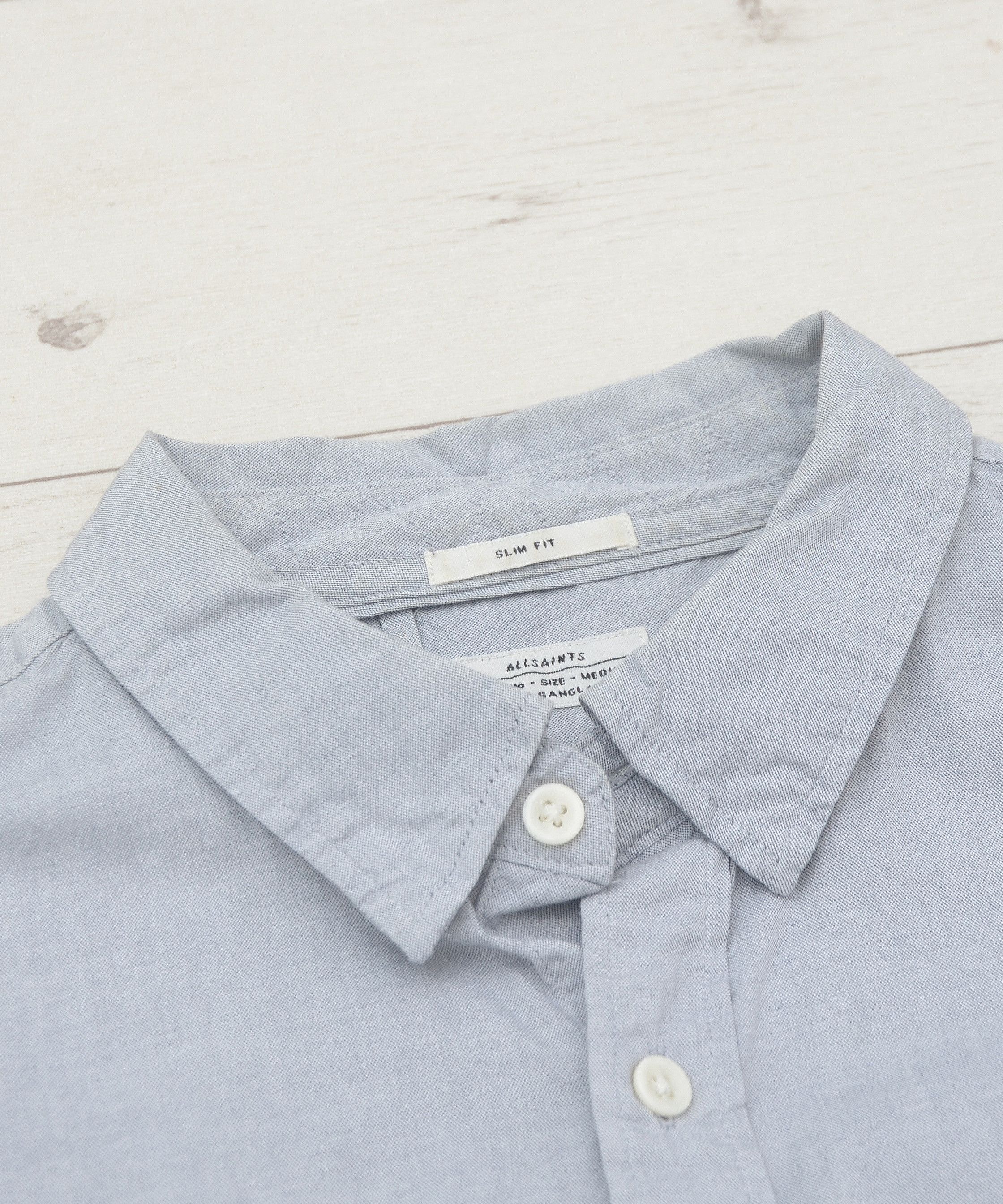 Allsaints Allsaints Shirt Redondo Ramskull Gray Casual Shirt size M Size US M / EU 48-50 / 2 - 5 Thumbnail