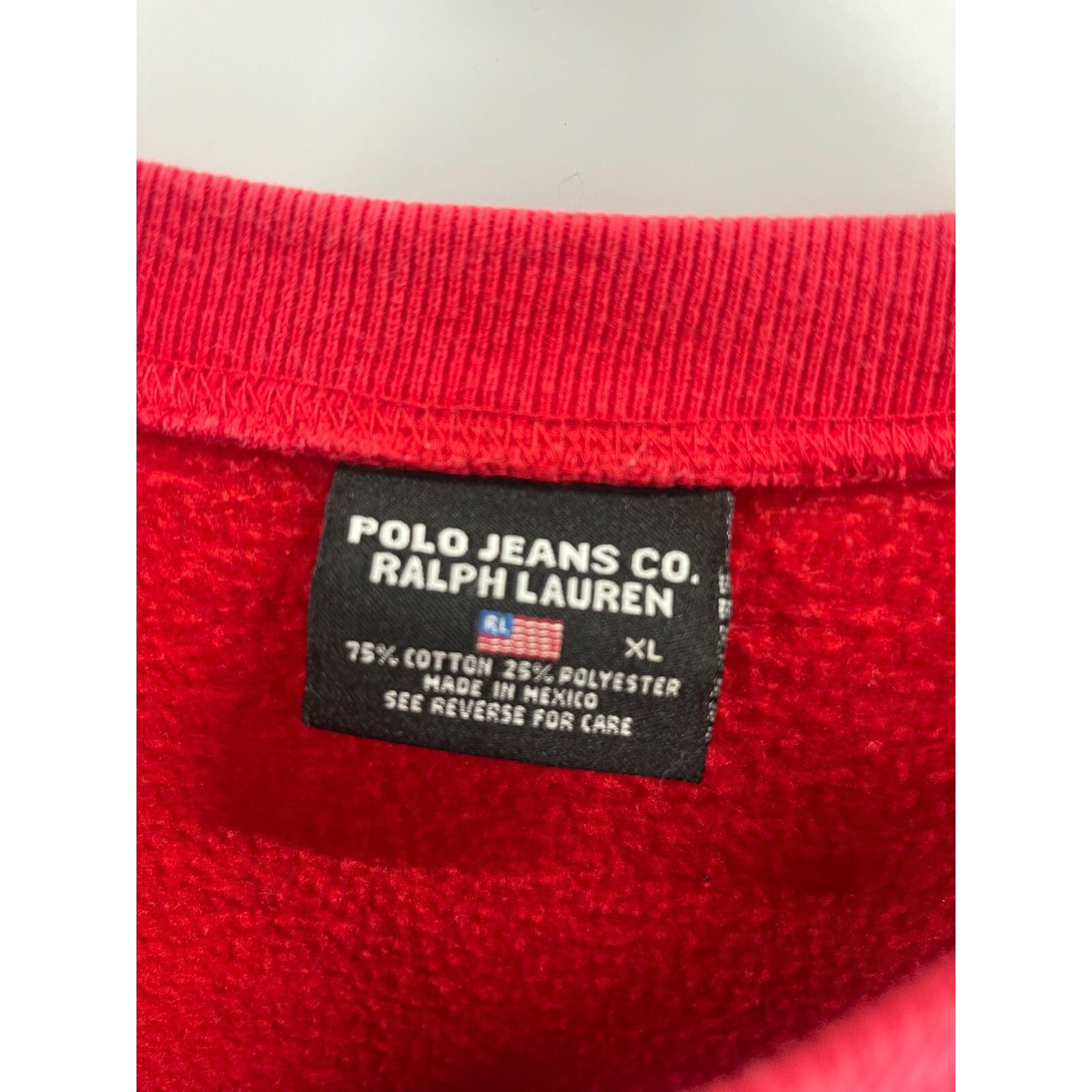 Ralph Lauren VTG 90S VTG RALPH LAUREN POLO JEANS CANVAS CREWNECK SWEATER Size US XL / EU 56 / 4 - 4 Thumbnail