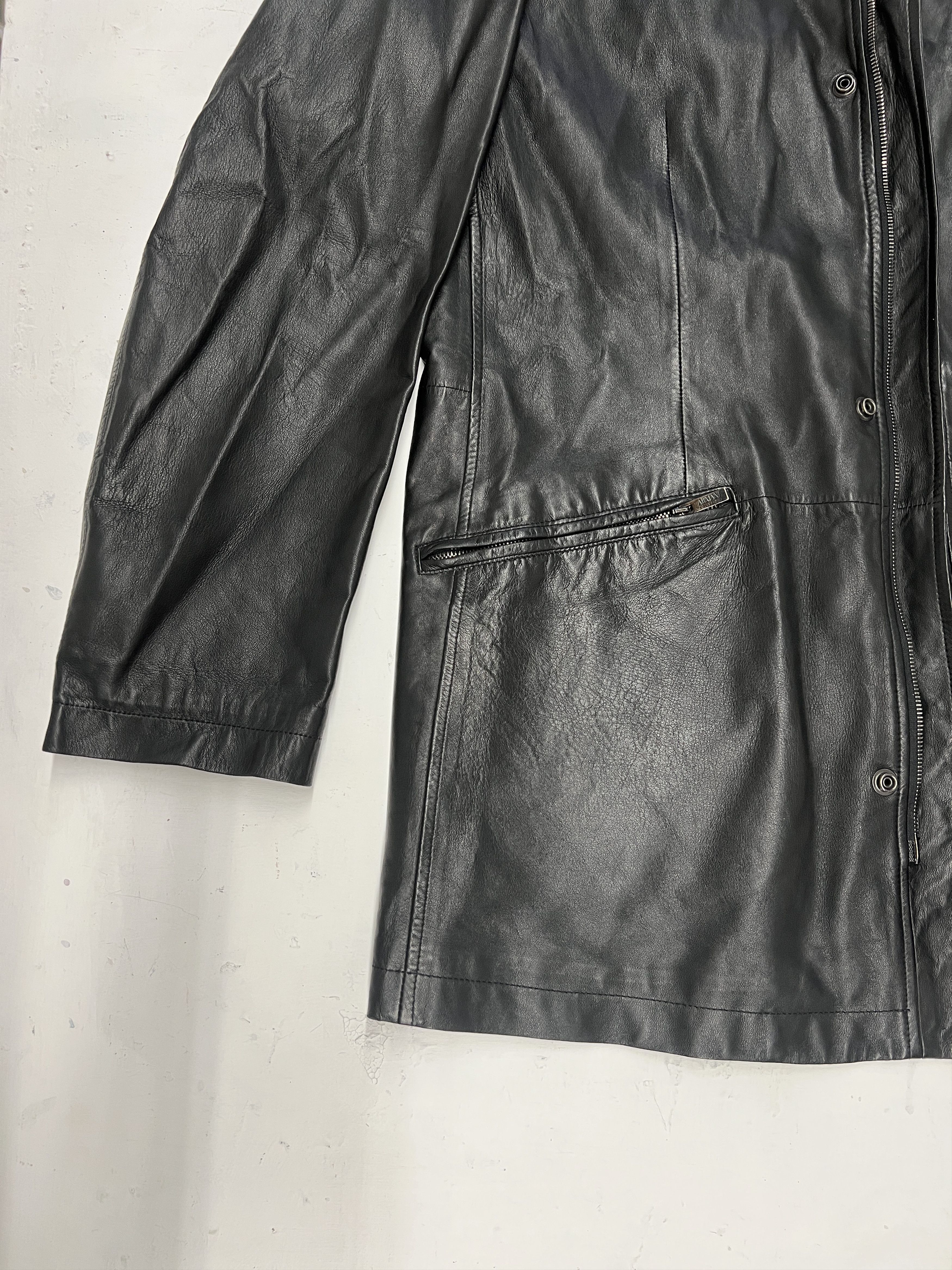 Armani Collezioni Armani Collezioni Lambskin Leather Size US S / EU 44-46 / 1 - 4 Thumbnail