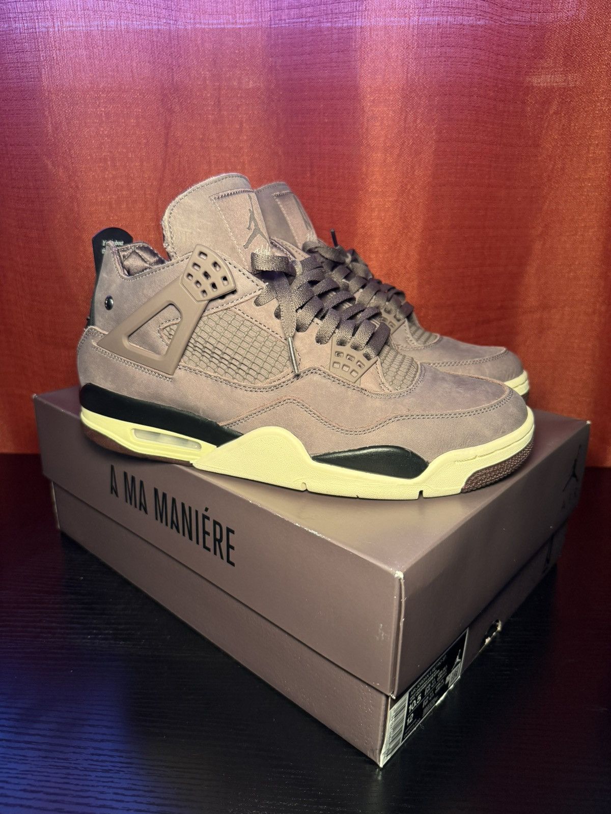 A Ma Maniere × Jordan Brand Jordan 4 x A Ma Maniere “Violet Ore” size 10.5 Size US 10.5 / EU 43-44 - 1 Thumbnail