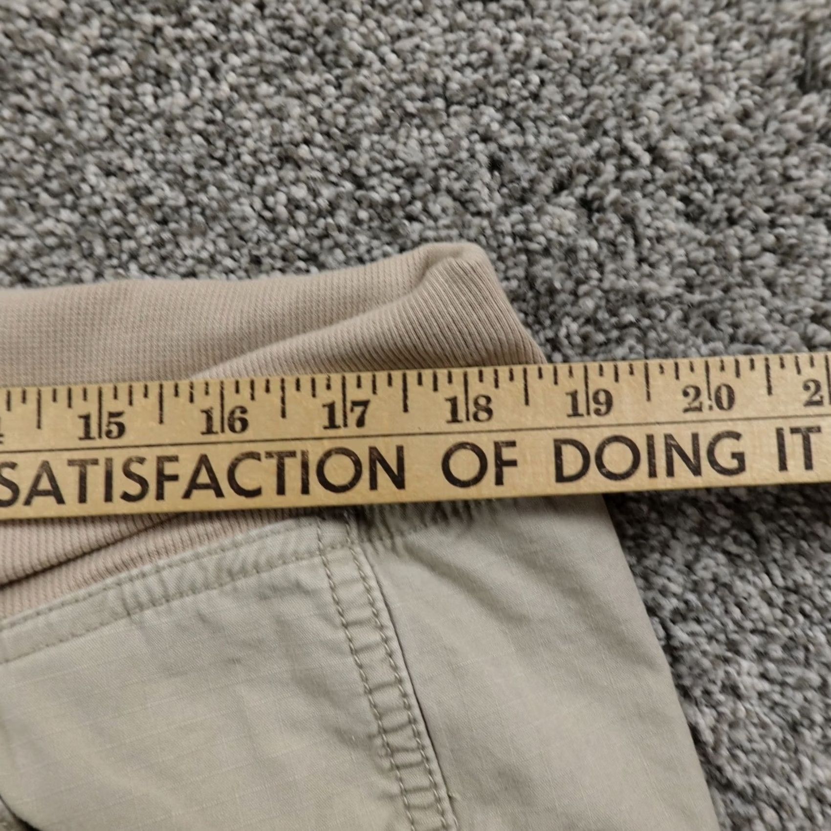 Vintage Cabela's Pants Women L Beige Tan Cargo Pull On Drawstring Hunting Outdoor Hiking Size 36" / US 14 / IT 50 - 5 Thumbnail