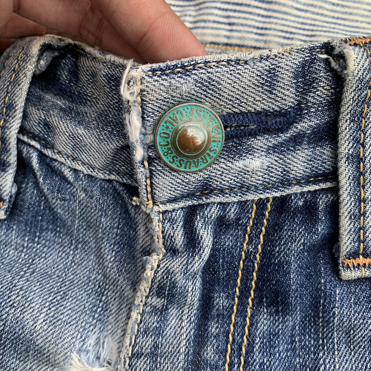 Levi's Vintage Y2K Levis Classic 502 Stitched Distressed Denim W29 Size US 29 - 8 Thumbnail