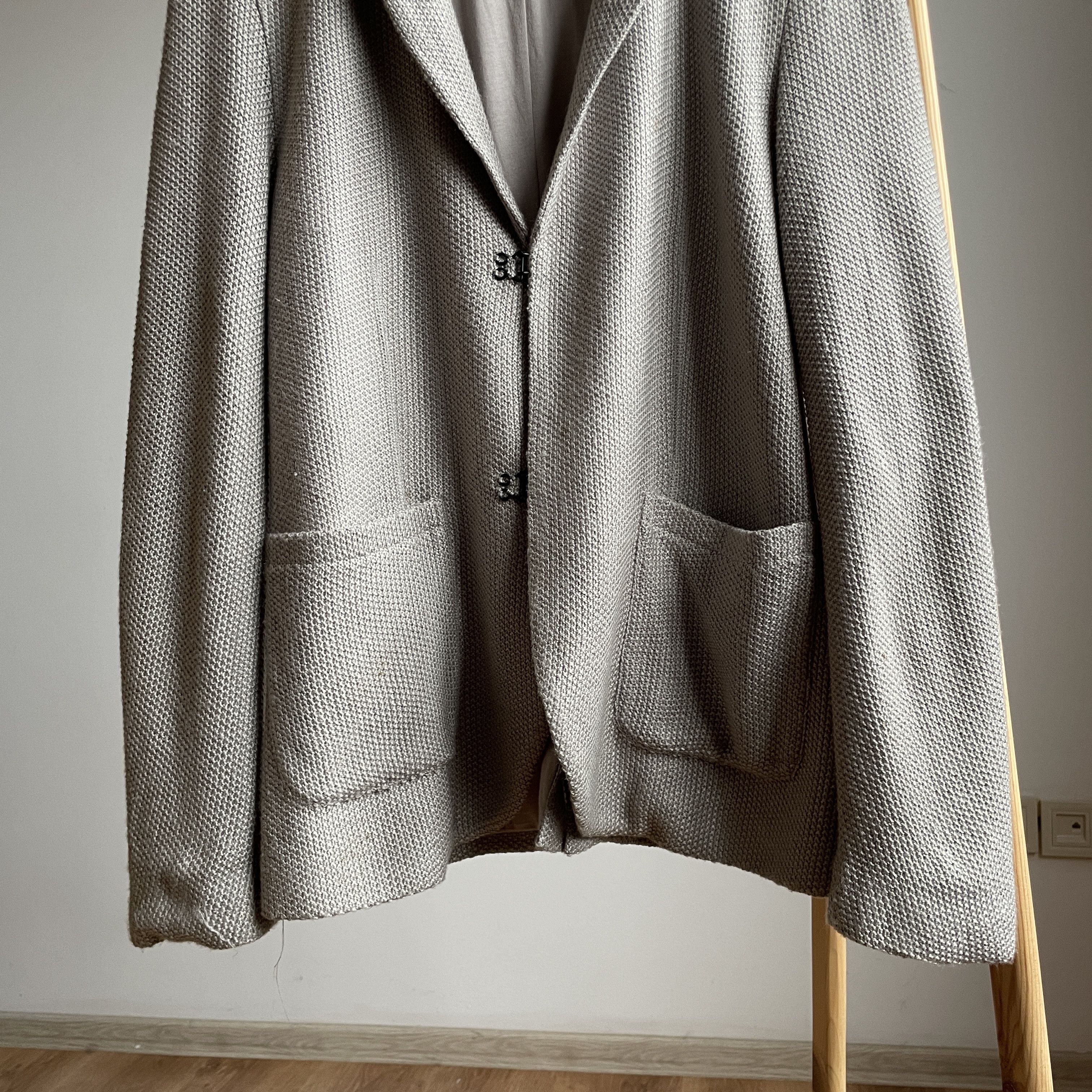 Armani Exchange Armani Exchange Z Holiday 2012 Knitted Acrylic Blazer Size 40R - 7 Thumbnail