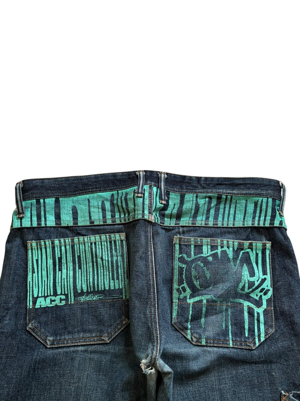 Japanese Brand Vintage Japanese Brand Faded Wash Spell Out Baggy Jeans Size US 38 / EU 54 - 8 Thumbnail