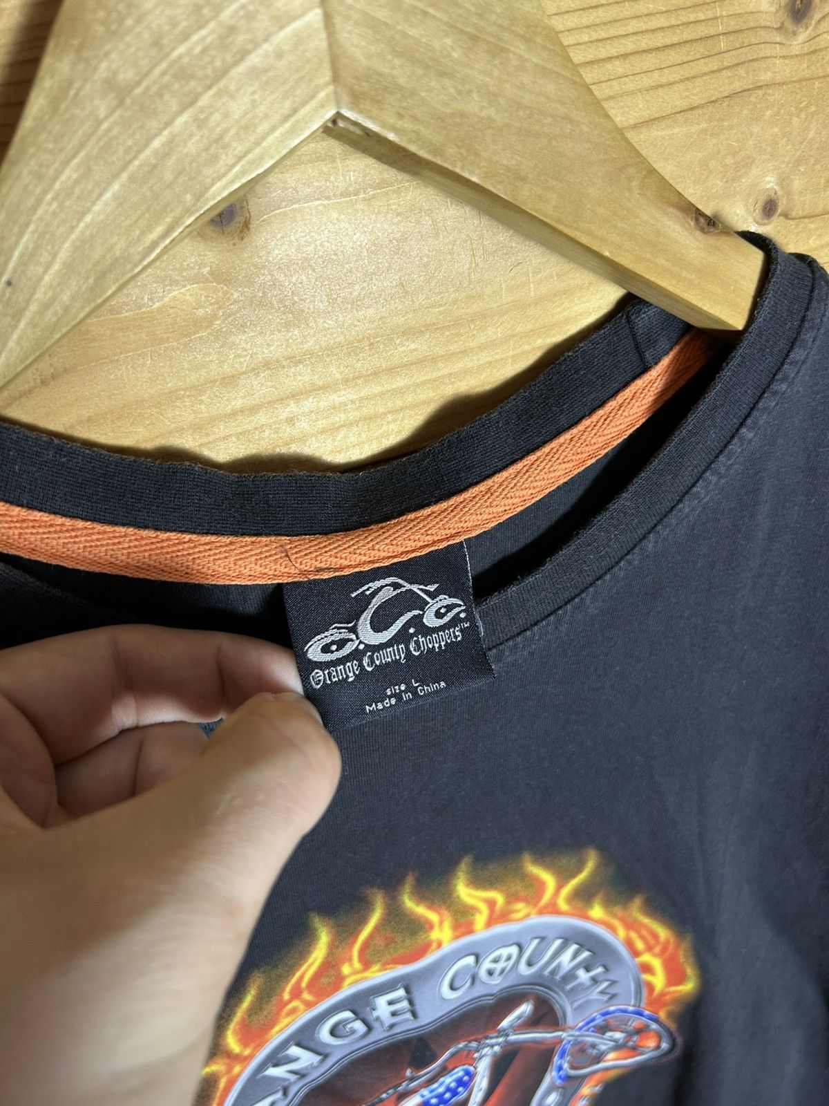 Vintage Vintage 00s Orange County Choppers t shirt Size US L / EU 52-54 / 3 - 4 Thumbnail