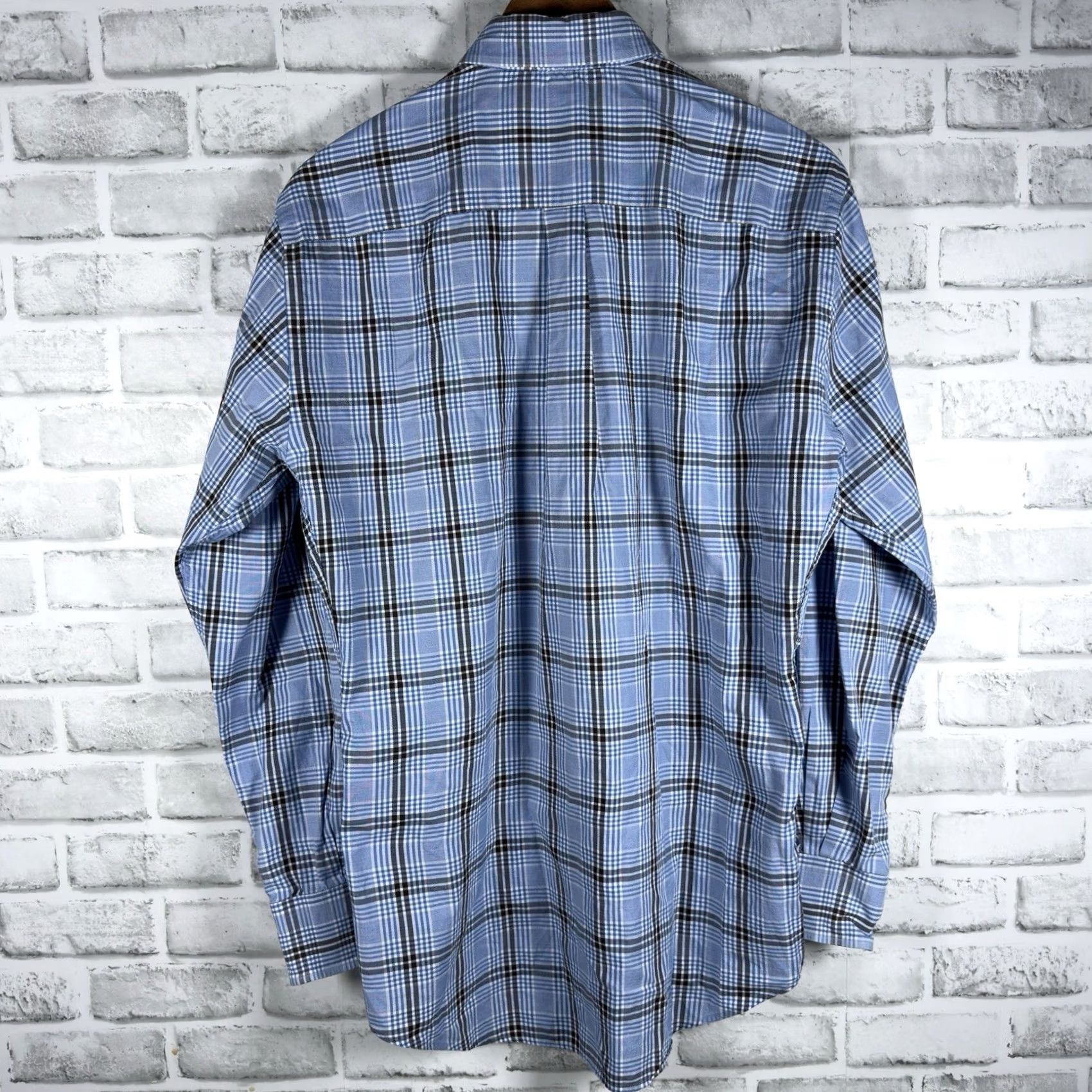 Peter Millar Peter Millar Blue Plaid Long Sleeve Button Down Shirt Mens M Size US M / EU 48-50 / 2 - 5 Thumbnail