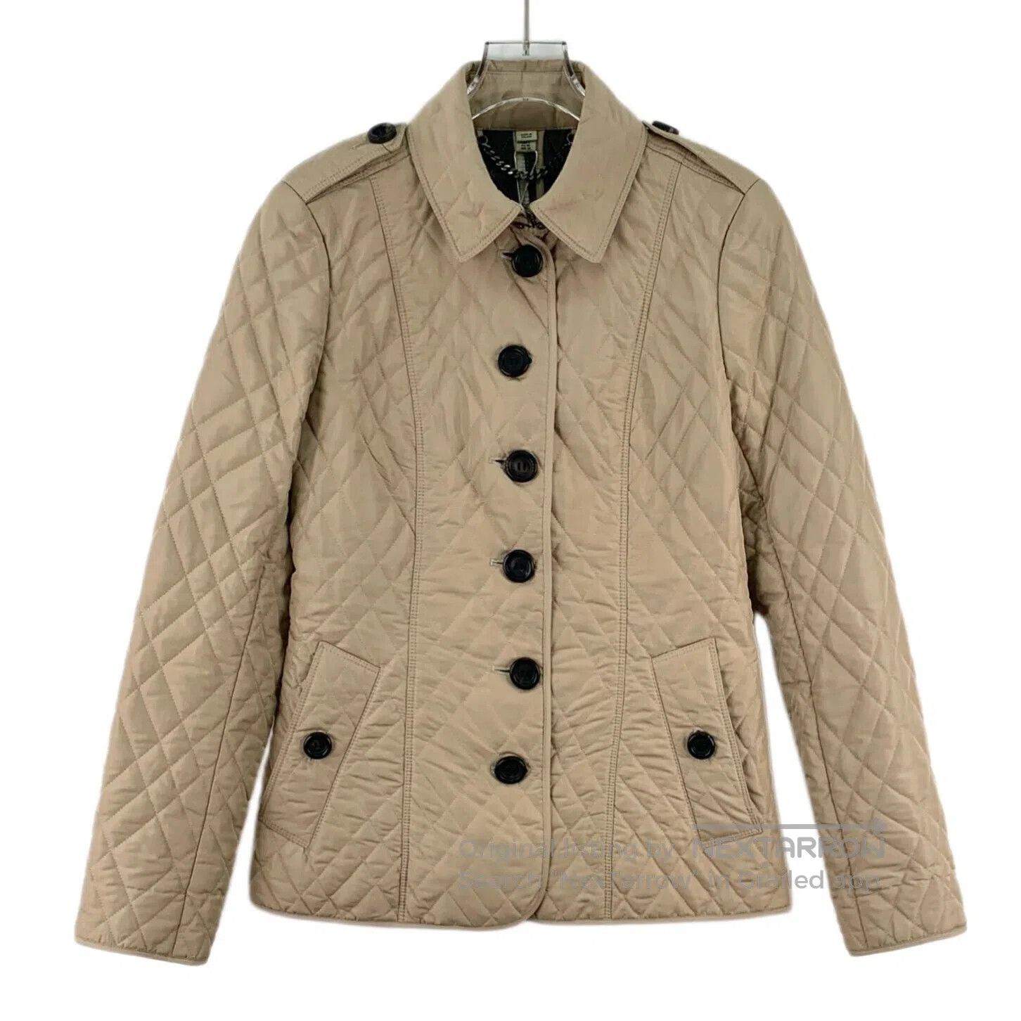 Burberry Burberry Light Brown Diamond Pattern Notched Collar Single Size XS / US 0-2 / IT 36-38 - 1 Thumbnail