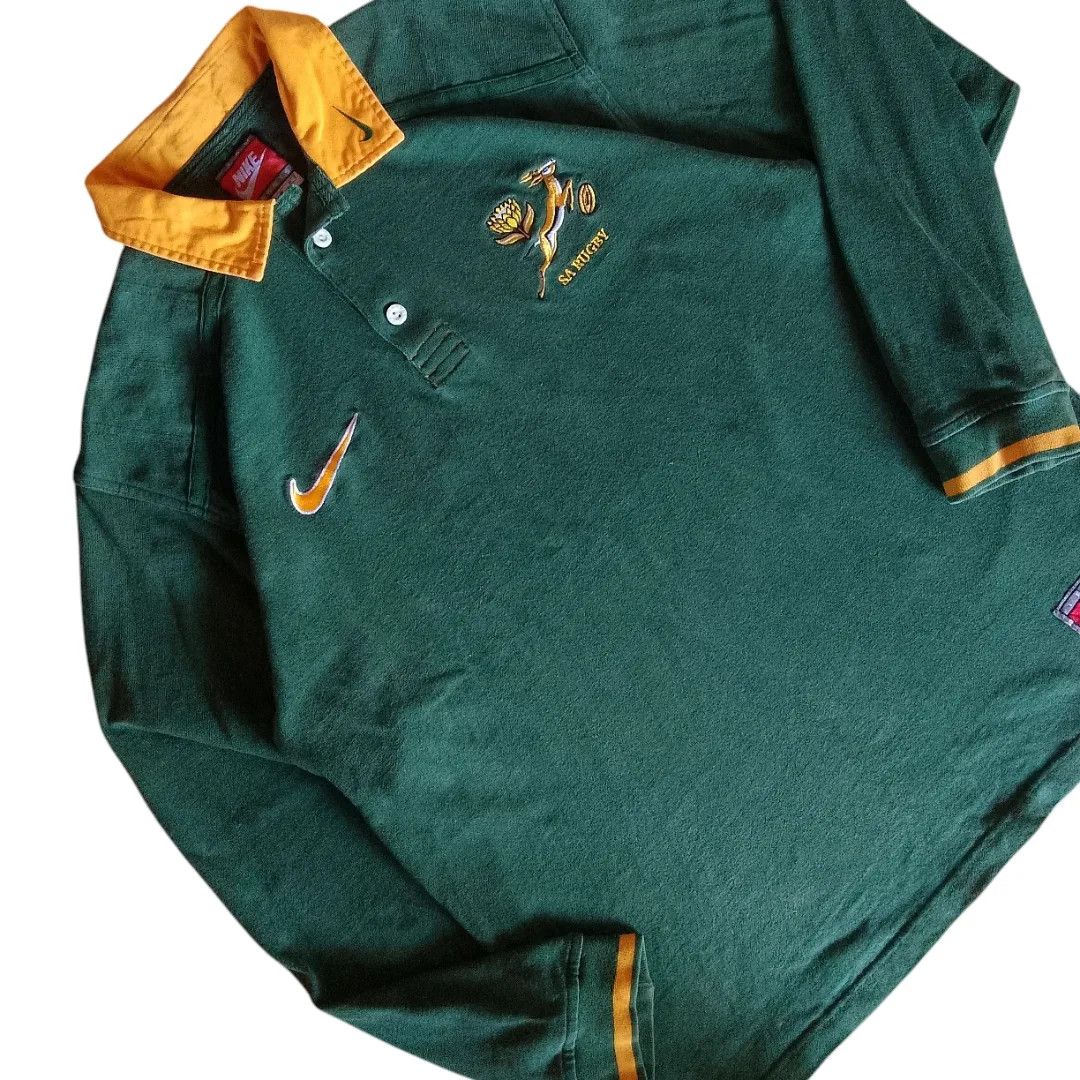 Nike 1998 Springboks Rugby Jersey Size US M / EU 48-50 / 2 - 3 Thumbnail