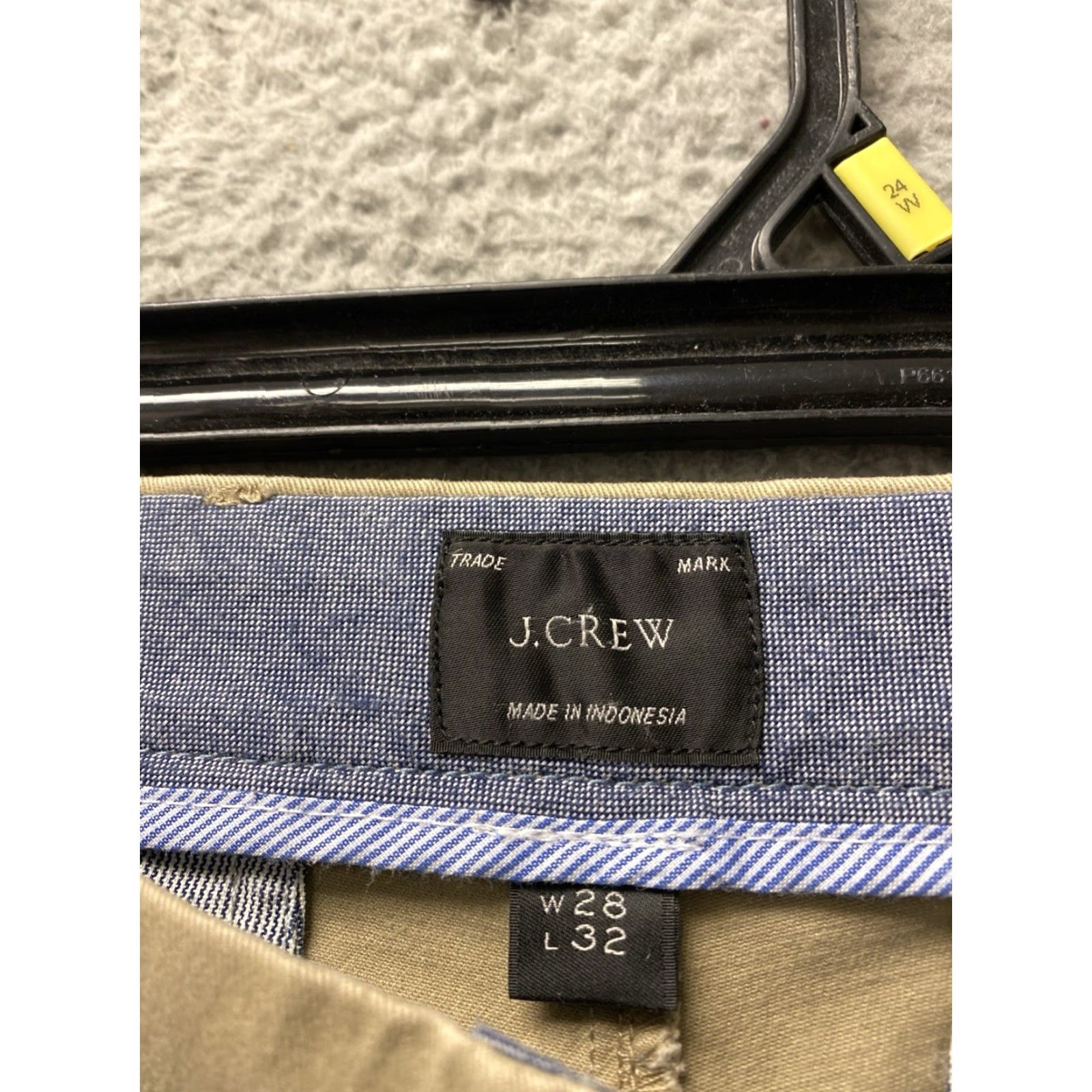 J.Crew J.CREW Flex Chino Pants Mens 30x32 Slim Straight Khaki Stretch Casual Chino Pants Belt Loops Front Pockets Back Pockets 0521 Size US 30 / EU 46 - 4 Thumbnail