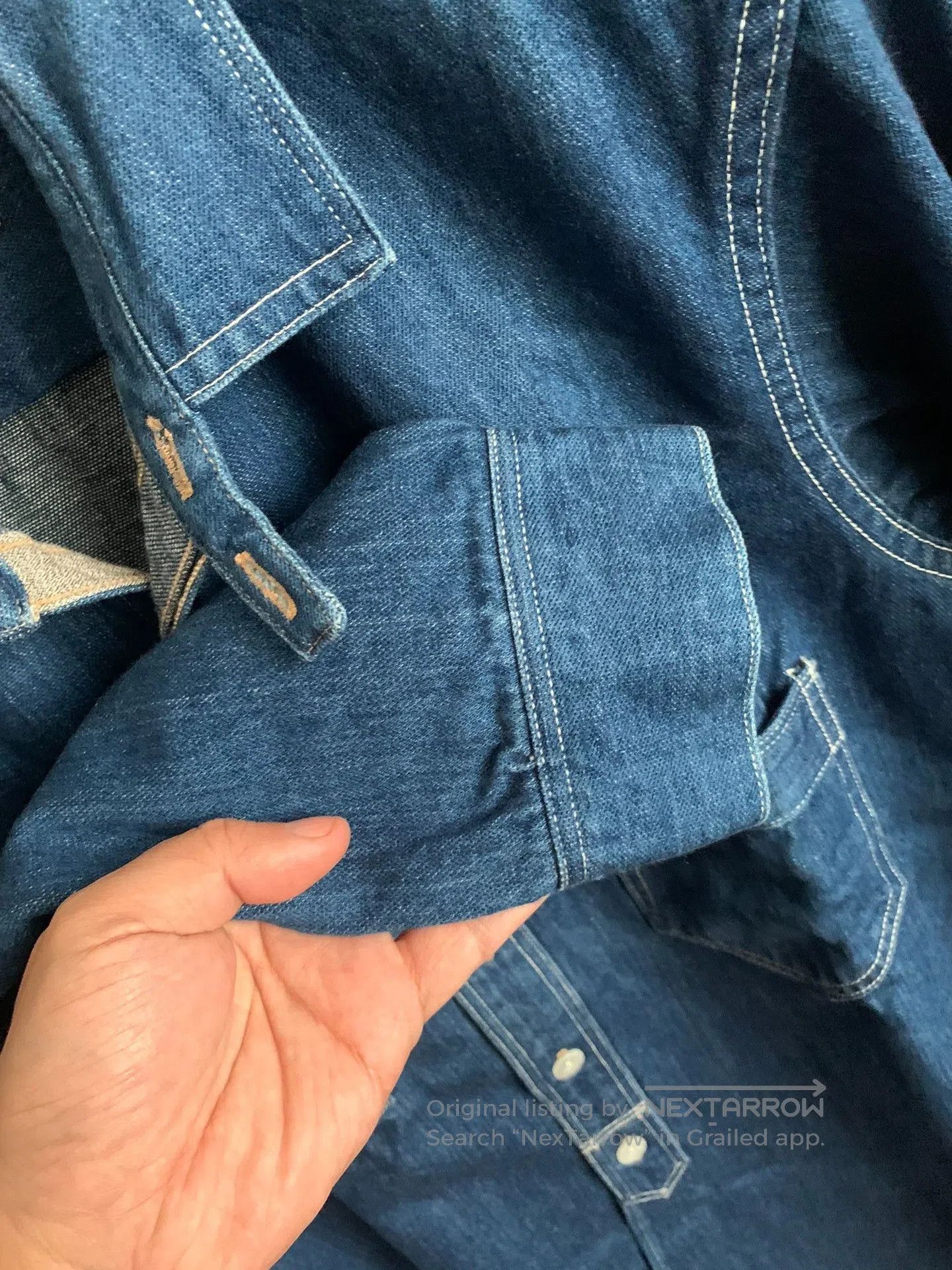 Freewheelers Bootleggers & Freewheelers Denim Shirt. Size US M / EU 48-50 / 2 - 5 Thumbnail