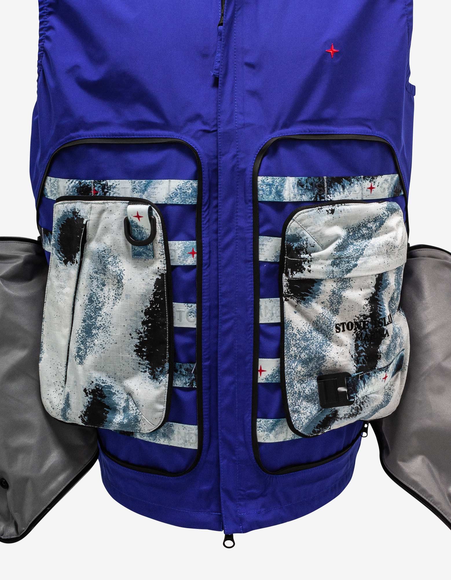 Stone Island Blue Marina Gilet Size US XL / EU 56 / 4 - 4 Thumbnail