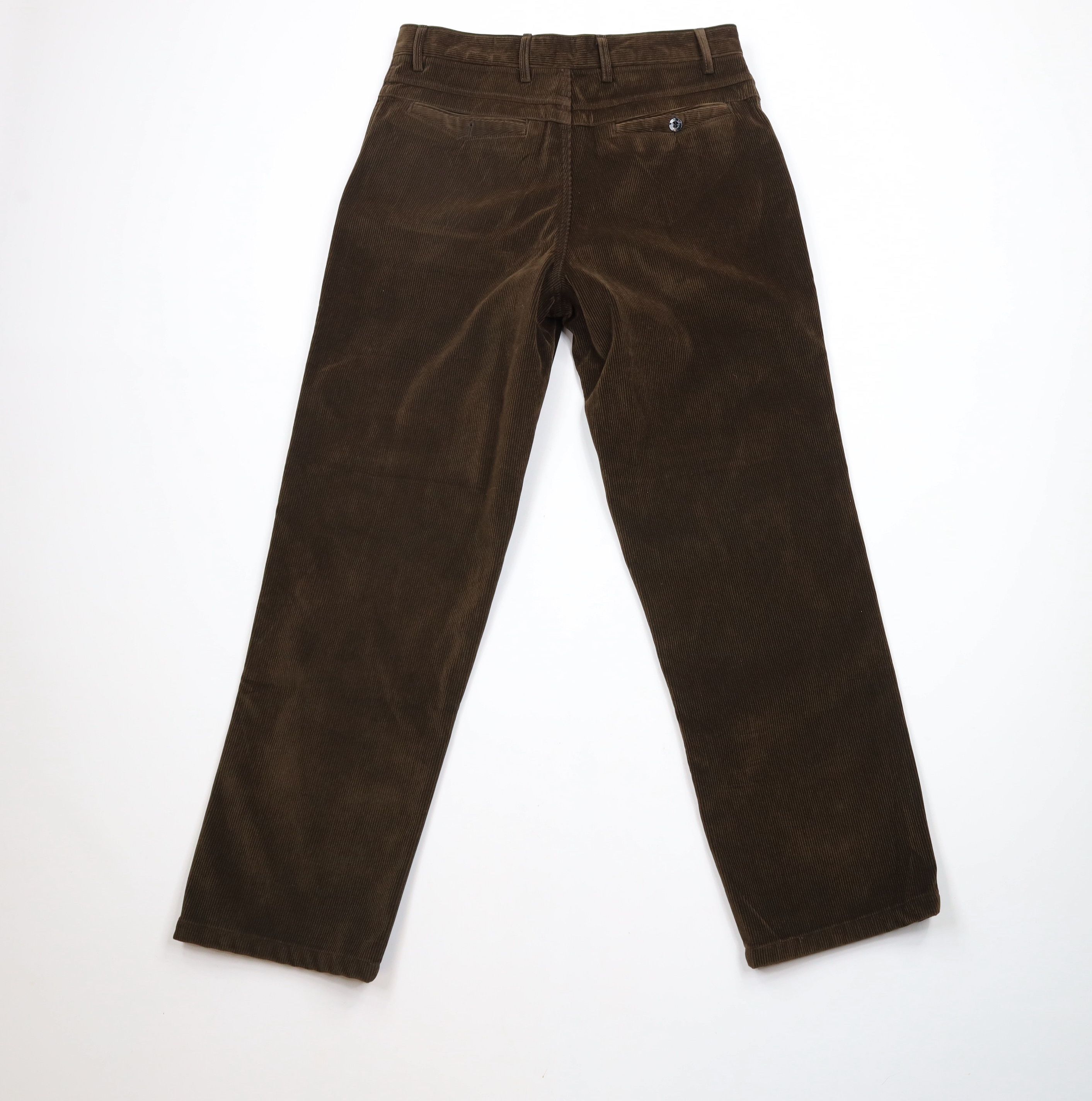 Vintage Vintage 90s Streetwear Leg Corduroy Chino Pants Brown Size US 32 / EU 48 - 7 Thumbnail