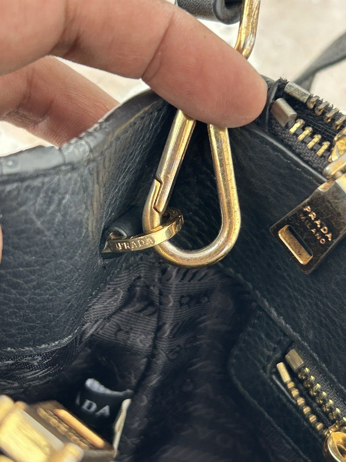 Prada Prada Vitello Daino leather handbag Size ONE SIZE - 15 Thumbnail
