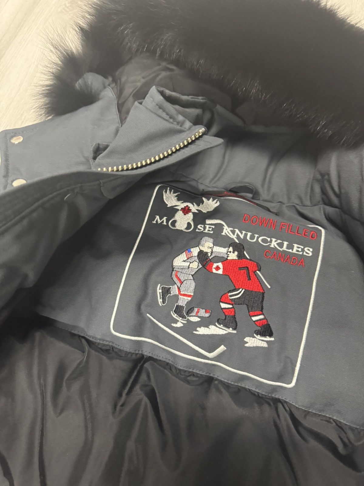 Moose Knuckles Moose Knuckles Stirling Parka Grey Size US XS / EU 42 / 0 - 5 Thumbnail
