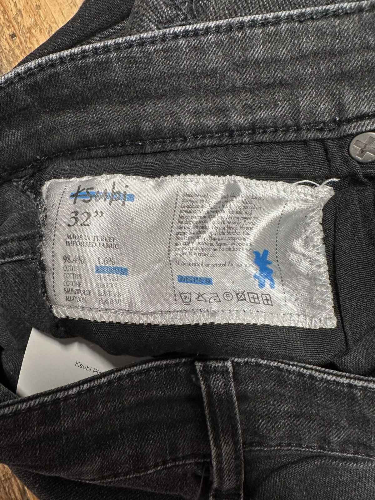 Ksubi Ksubi Plain Black Denim Jeans Size 32 Size US 32 / EU 48 - 5 Thumbnail