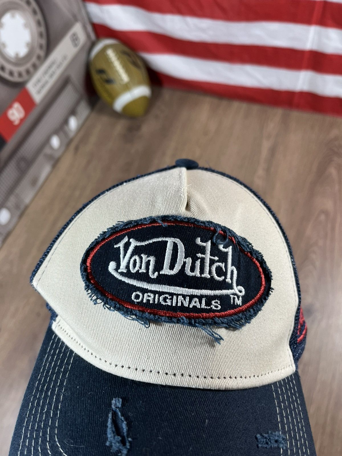 Von Dutch Vintage Von Dutch Distressed Cap Hat Size ONE SIZE - 2 Thumbnail