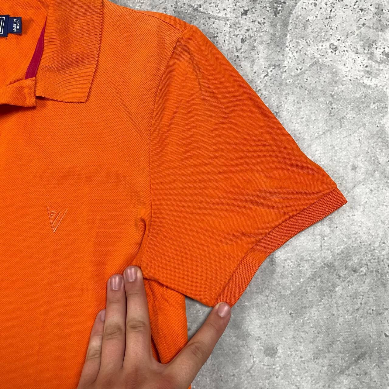 Vilebrequin Vilebrequin Pyramid Cotton Polo Shirt Orange Size M Size US M / EU 48-50 / 2 - 7 Thumbnail