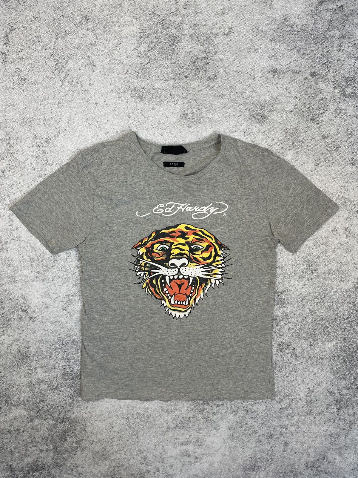 Ed Hardy Vintage ED HARDY tiger y2k T-shirt Big Logo Rare Streetwear Size US M / EU 48-50 / 2 - 1 Thumbnail