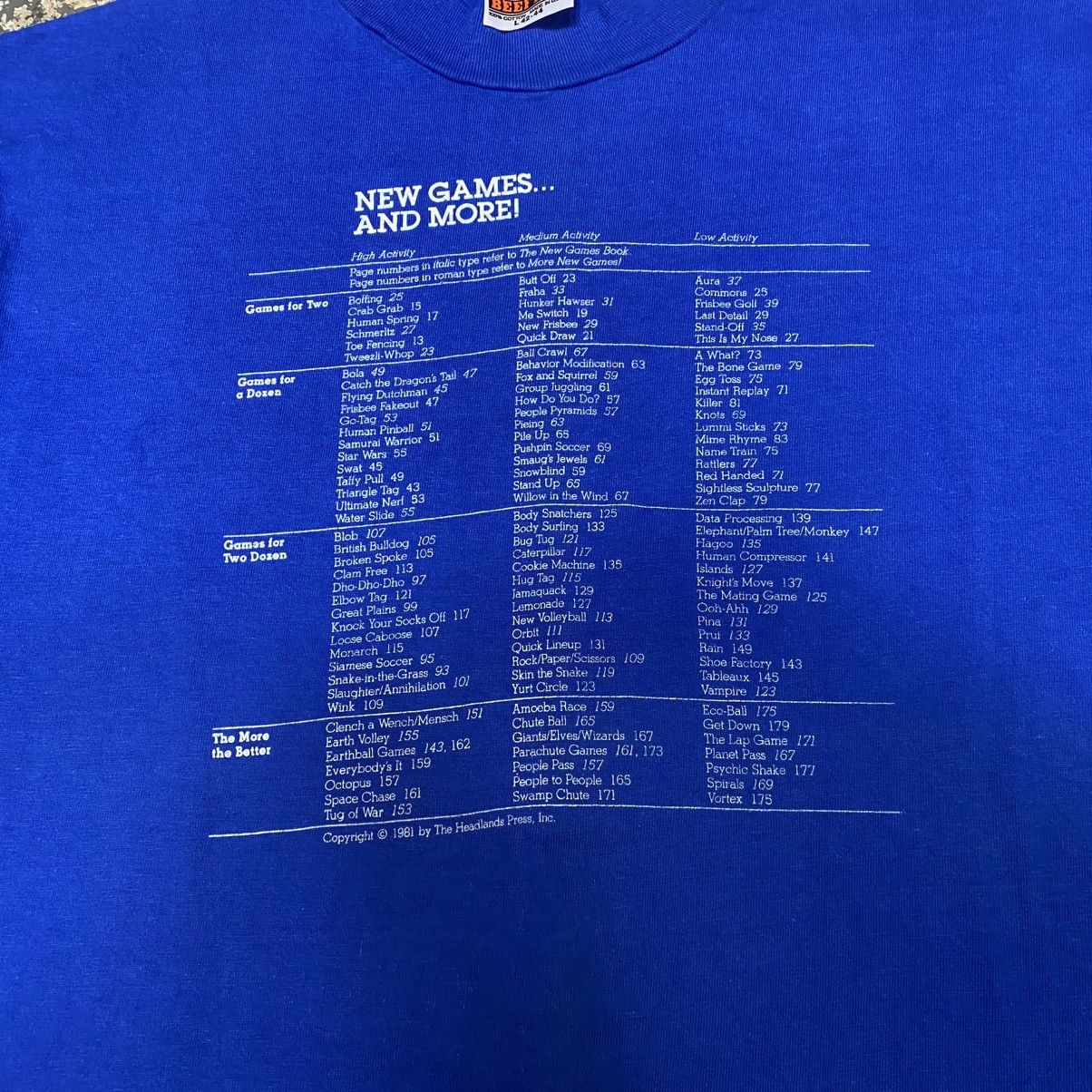 Vintage Vintage New Games And More 1981 Tshirt Size US L / EU 52-54 / 3 - 9 Thumbnail