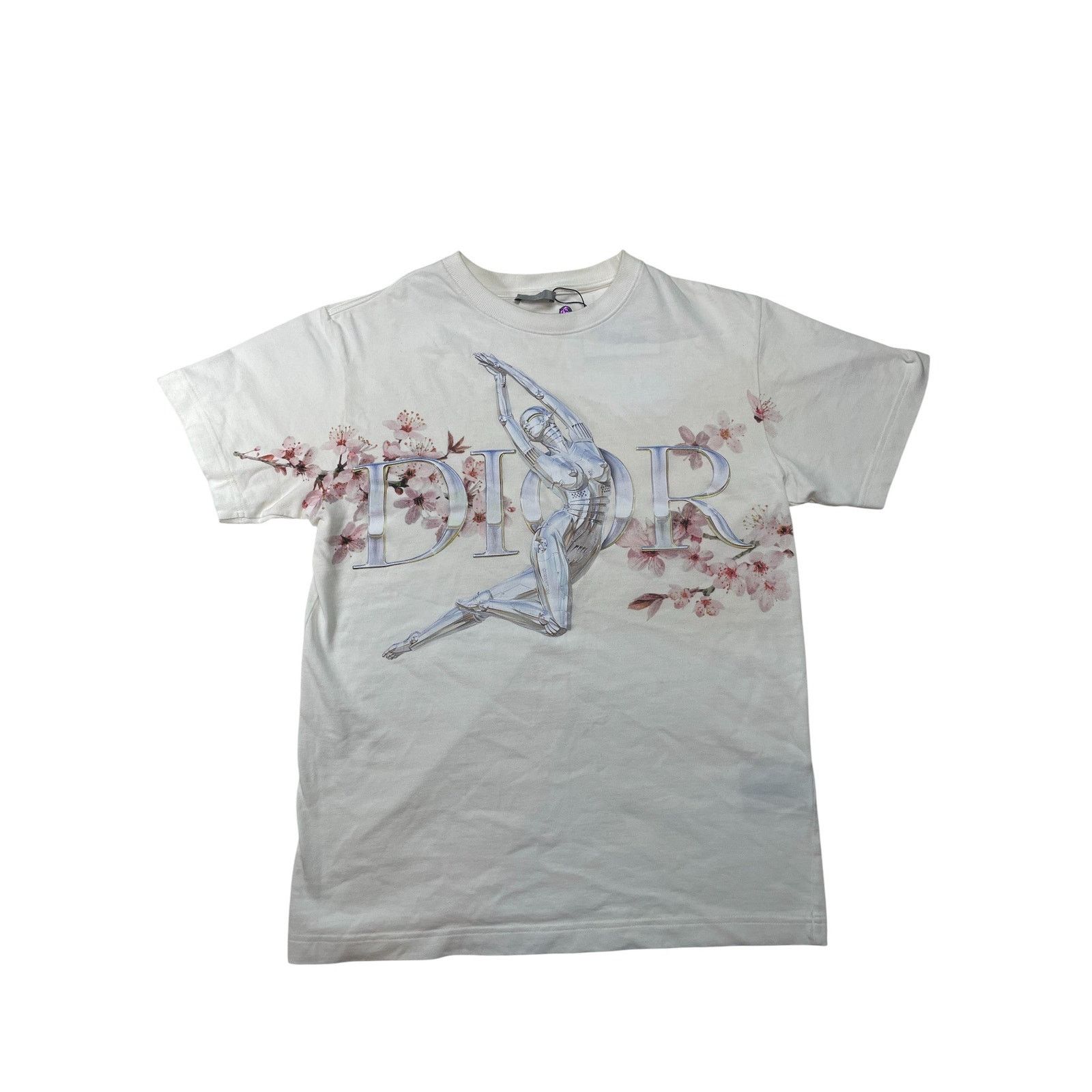Dior Dior 'Sorayama' White Tee Size US S / EU 44-46 / 1 - 1 Thumbnail