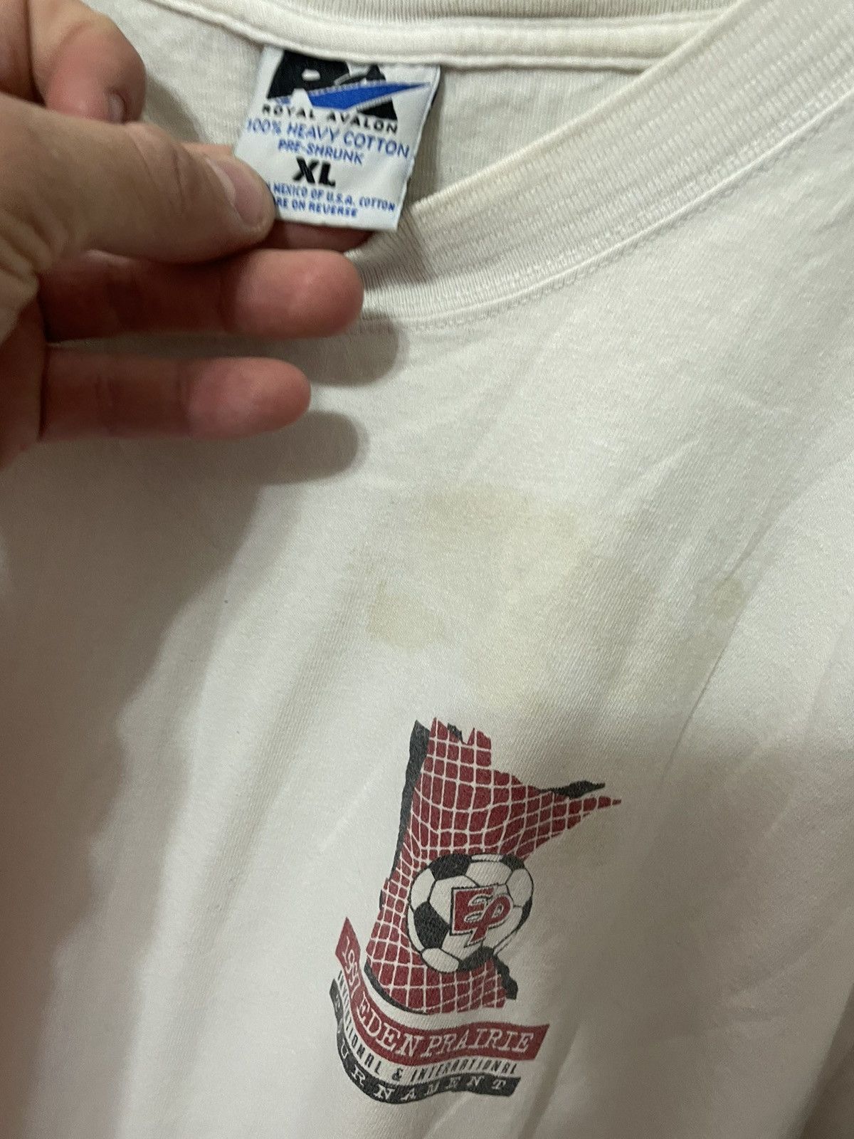 Vintage Vintage 1997 Soccer Tournament T-Shirt Size US XL / EU 56 / 4 - 1 Thumbnail