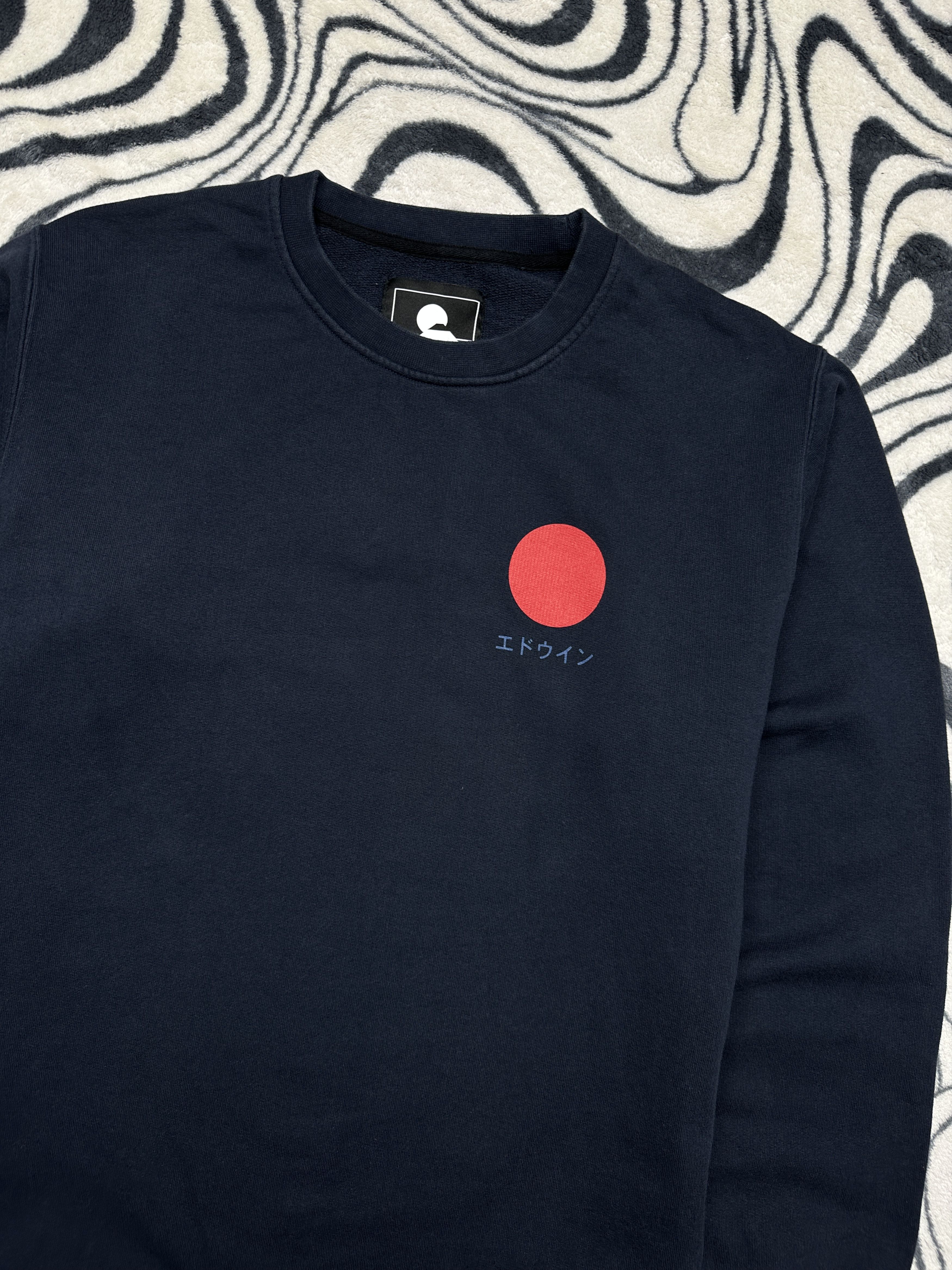 Edwin Edwin Mens Japanese Sun Crew Neck Sweatshirt Size US S / EU 44-46 / 1 - 2 Thumbnail