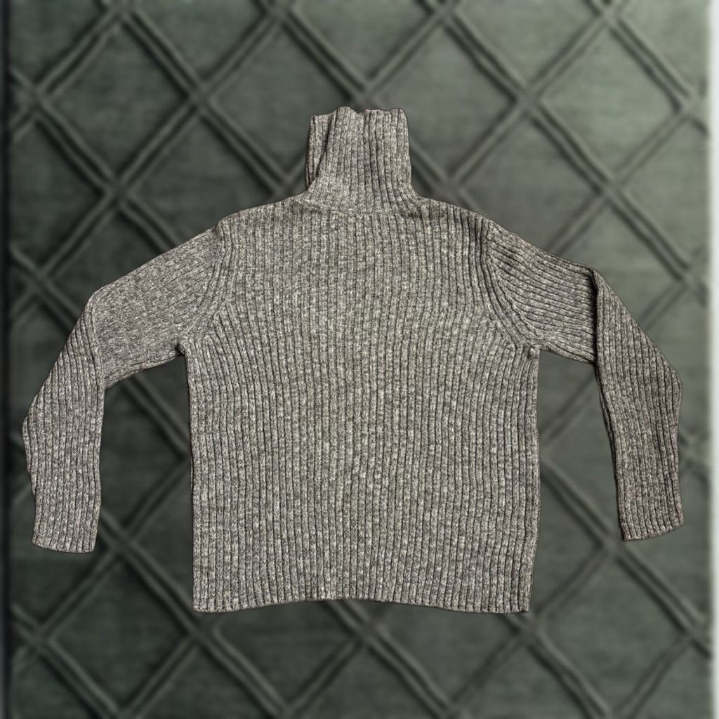 Cherokee Cherokee Green Speckled Pullover Sweater Sz Large Long Sleeve Turtleneck 1930 Women Classic Knit Pullover Size L / US 10 / IT 46 - 1 Thumbnail