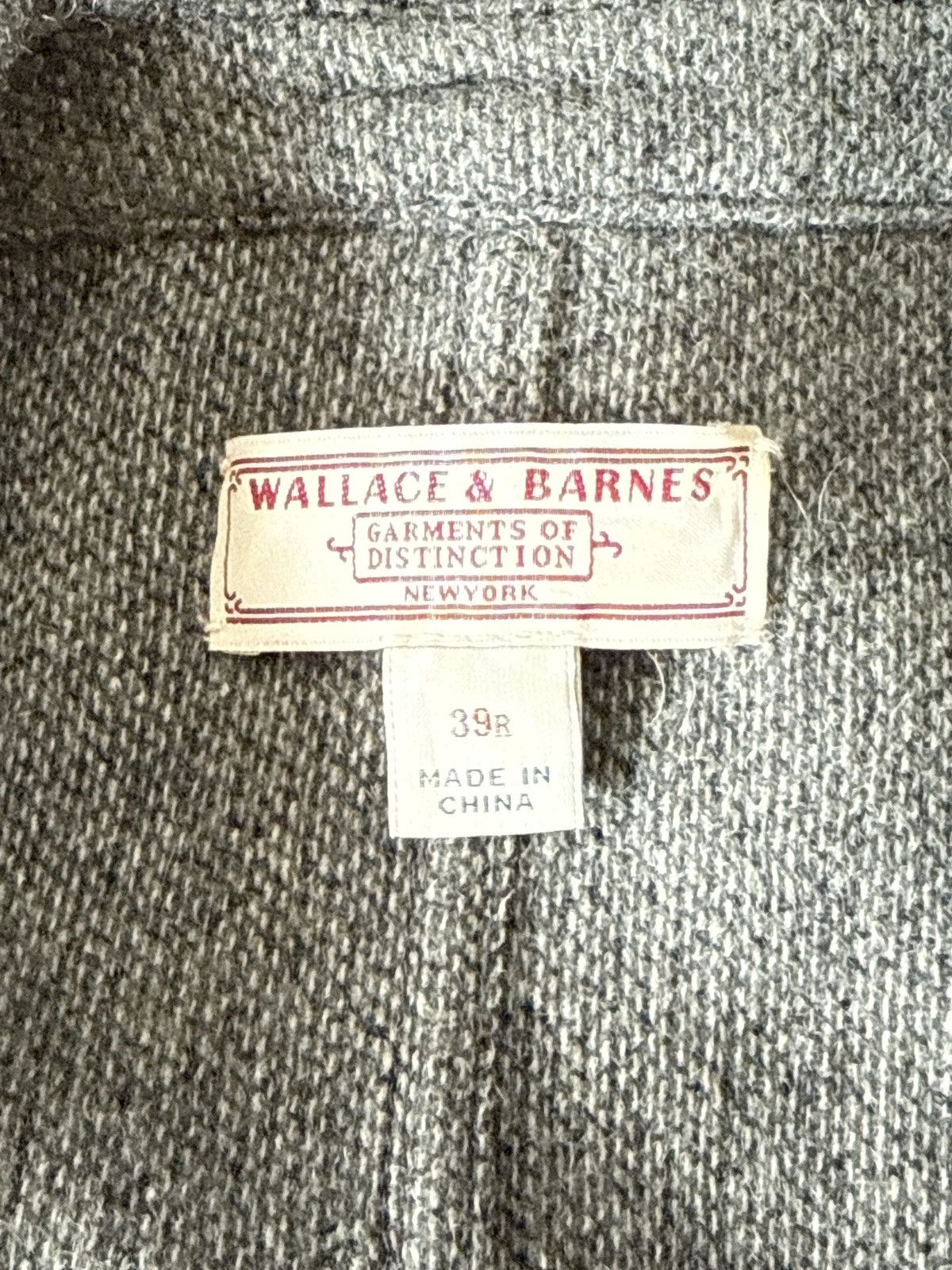 Wallace & Barnes Wallace & Barnes knit blazer 39R Gunmetal Grey Size 38R - 3 Thumbnail