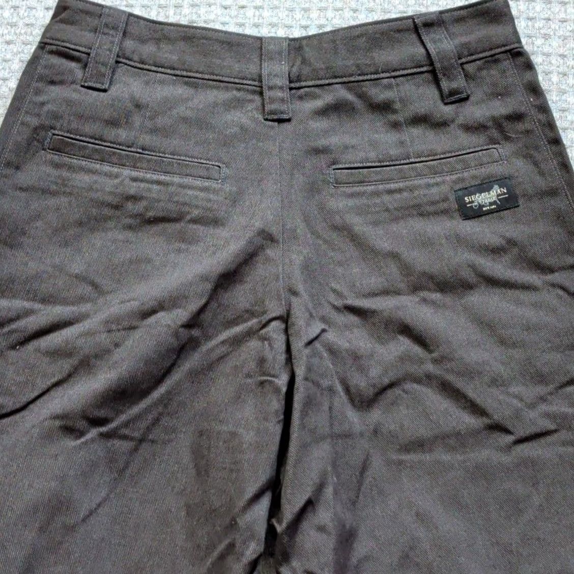 Siegelman Stable Pants Mens 30x29 Brown Canvas Chino Relaxed Fit Workwear Casual, Men's — image 4 of 6