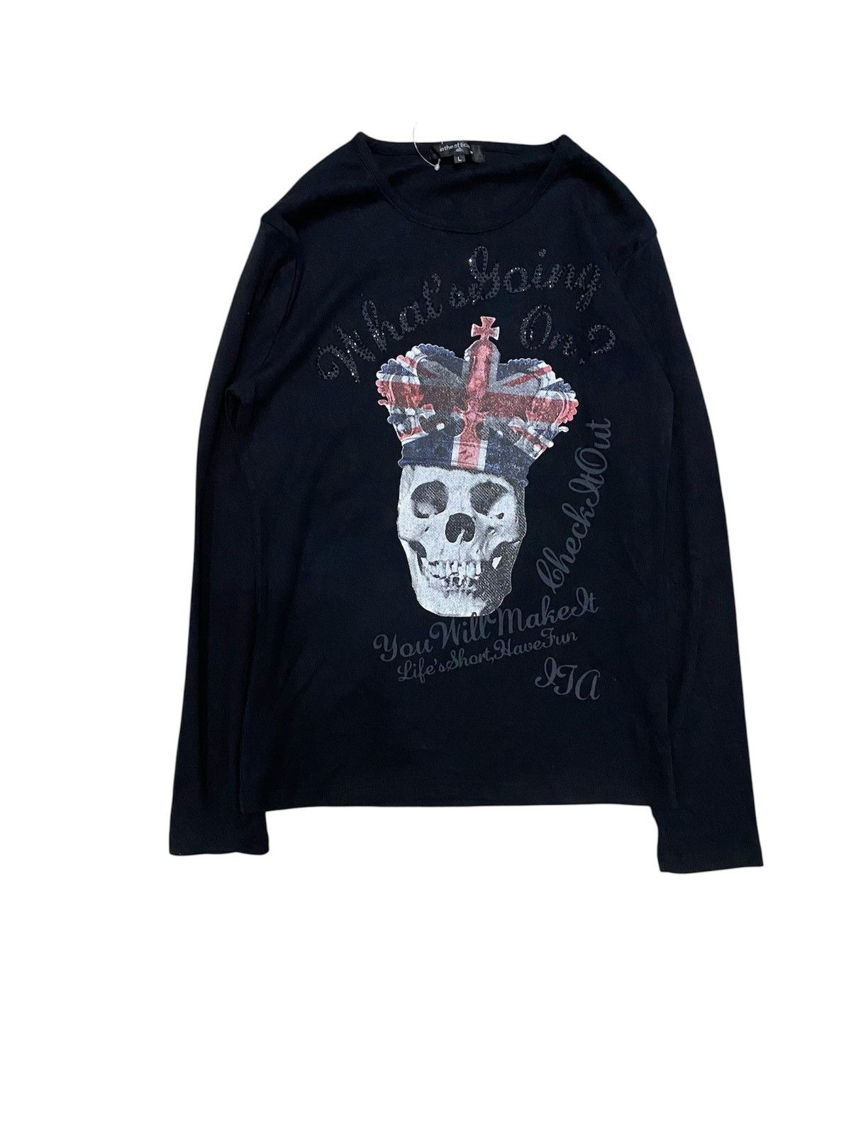 In The Attic 🔥Vintage UK king Skull poem Size US M / EU 48-50 / 2 - 1 Thumbnail