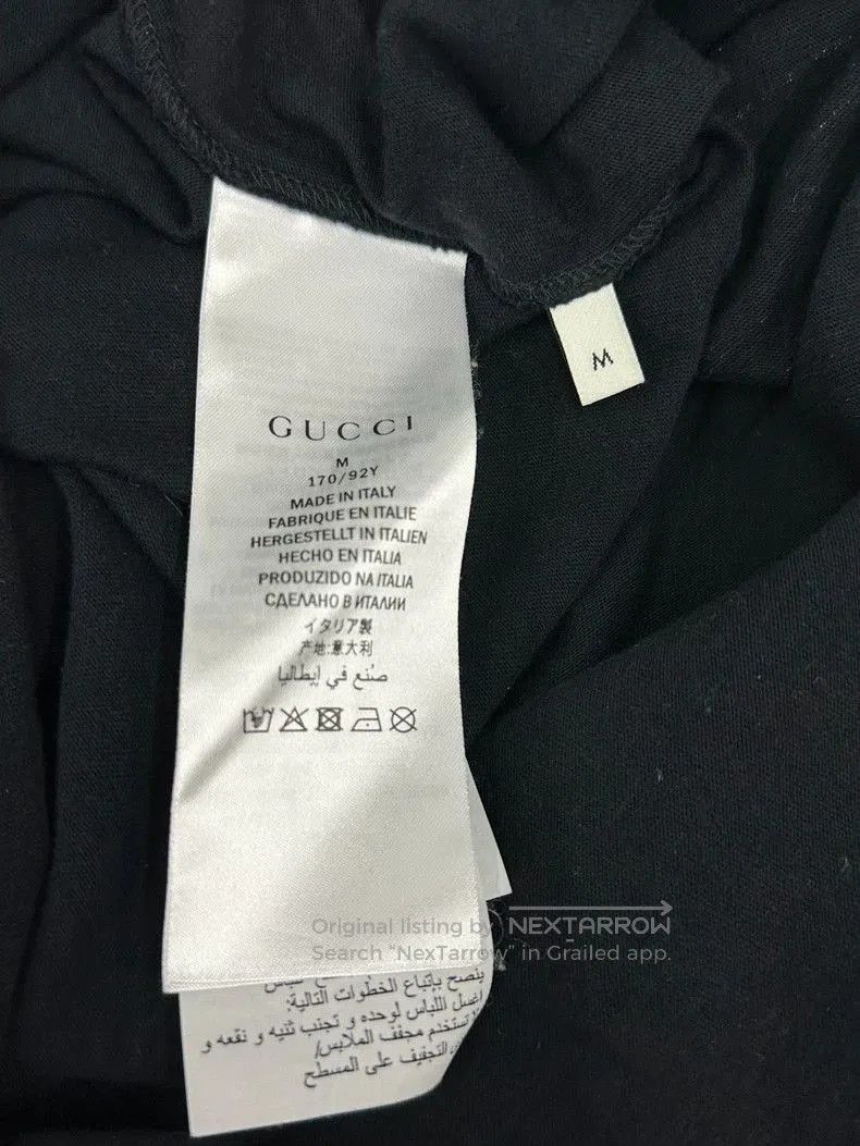 Gucci Gucci Black UFO Embroidery Short Sleeve T. Size US M / EU 48-50 / 2 - 5 Thumbnail