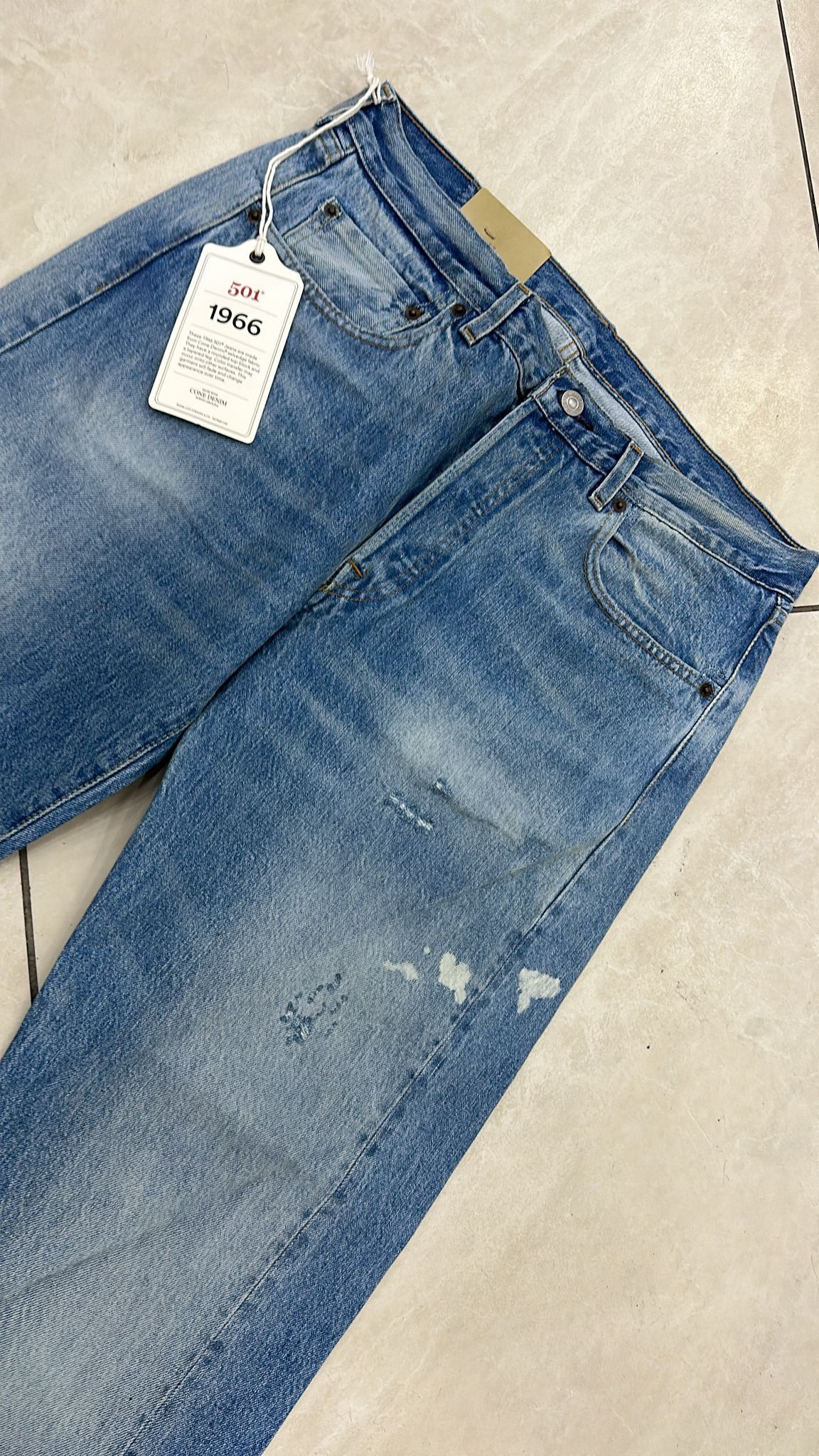 Levi's Vintage Clothing LVC Levi's Vintage Clothing 1966 501XX BigE Selvedge Jeans Size US 32 / EU 48 - 5 Thumbnail
